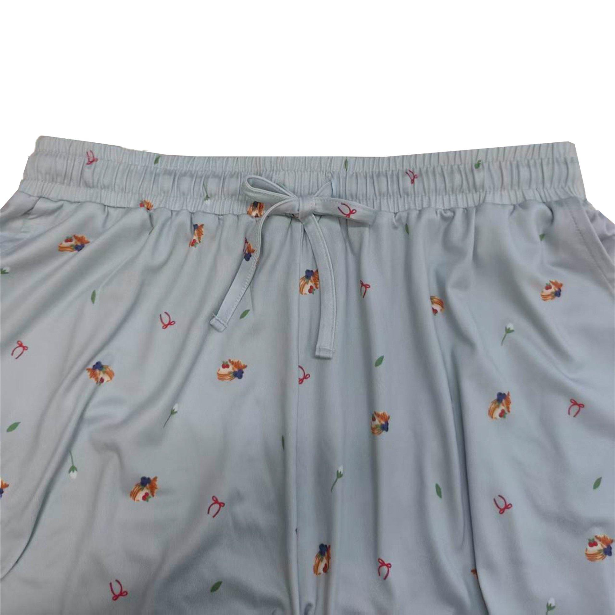 Blå Ditsy - Linea - Linea LS T/Short Set Ld64 - 9