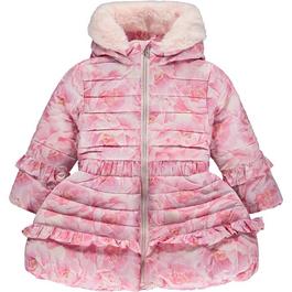 A Dee Faux Fur Hooded Jacket Juniors