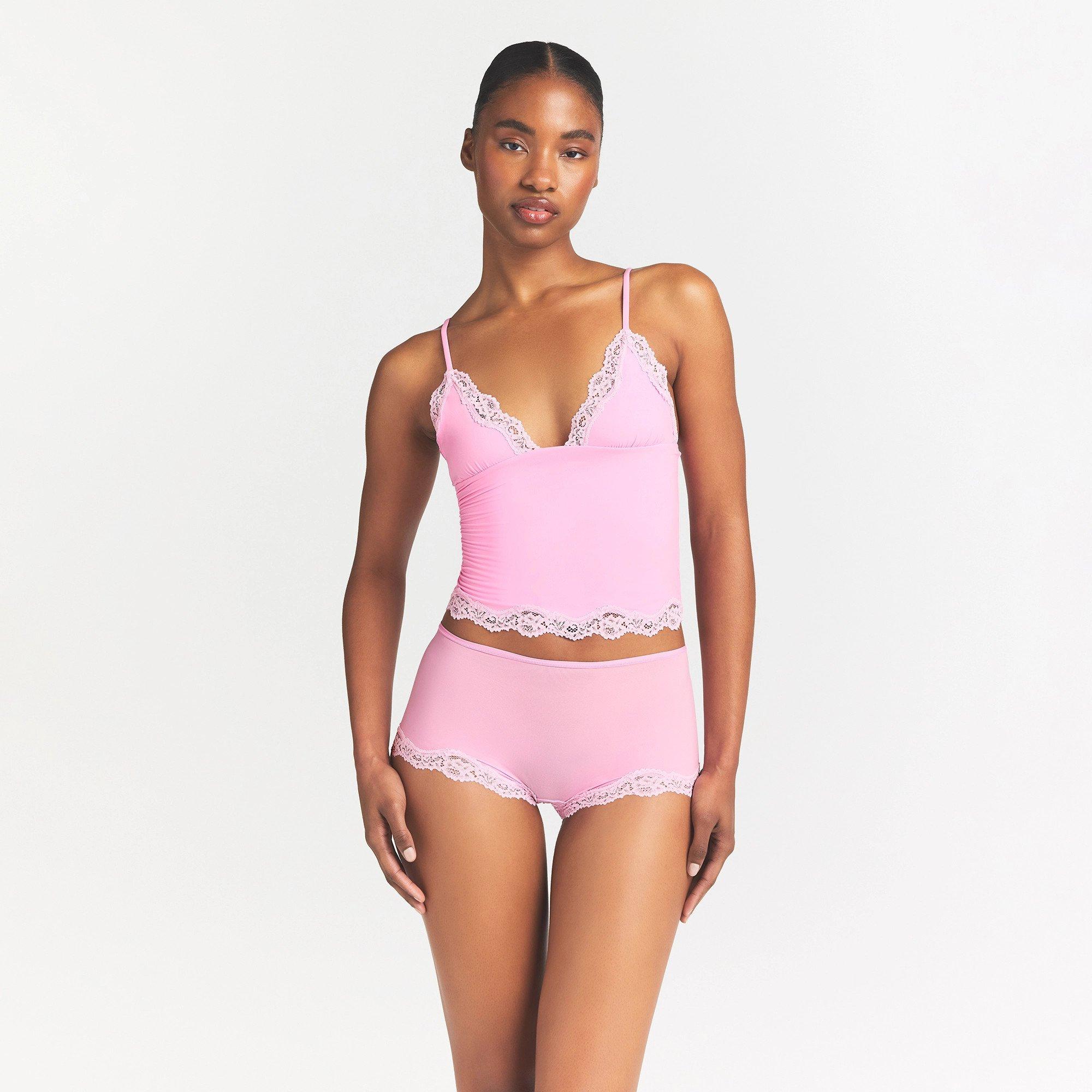 BUBBLEGUM TONAL - SKIMS - Women's Cami Boyshort Pyjama Set - 4