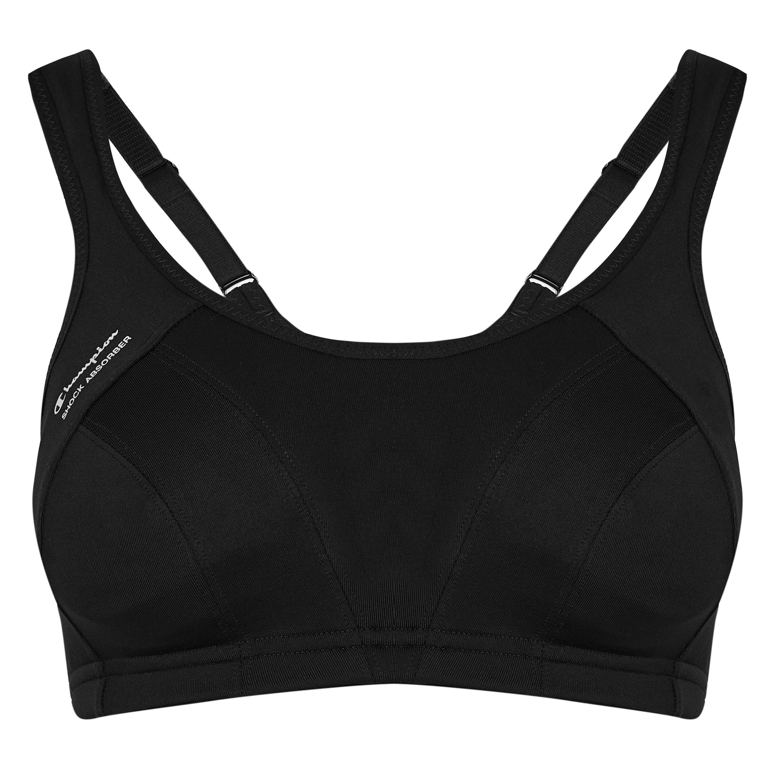 Black - Shock Absorber - Multi Support High Impact Sports Bra - 1