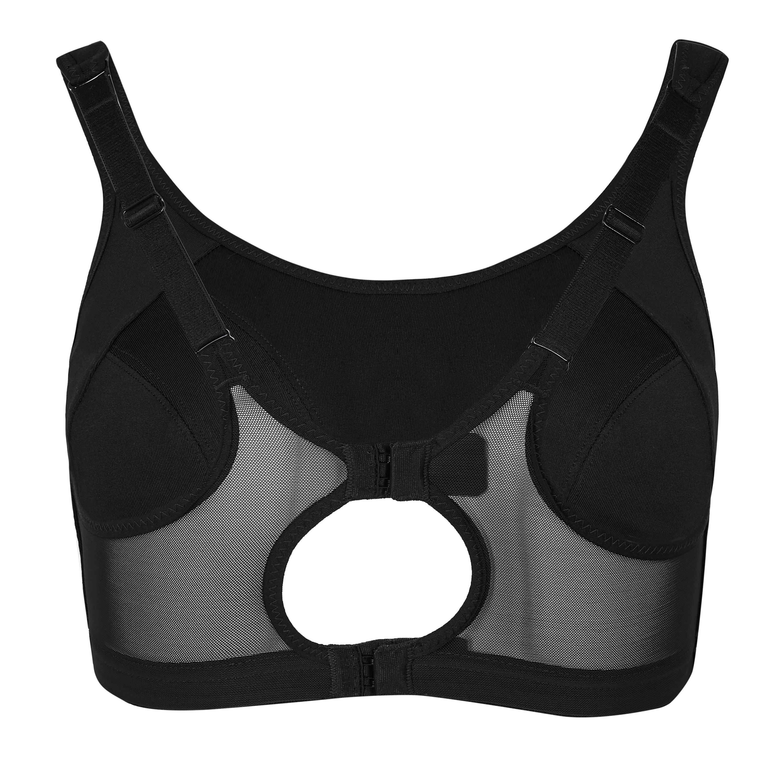 Black - Shock Absorber - Multi Support High Impact Sports Bra - 2