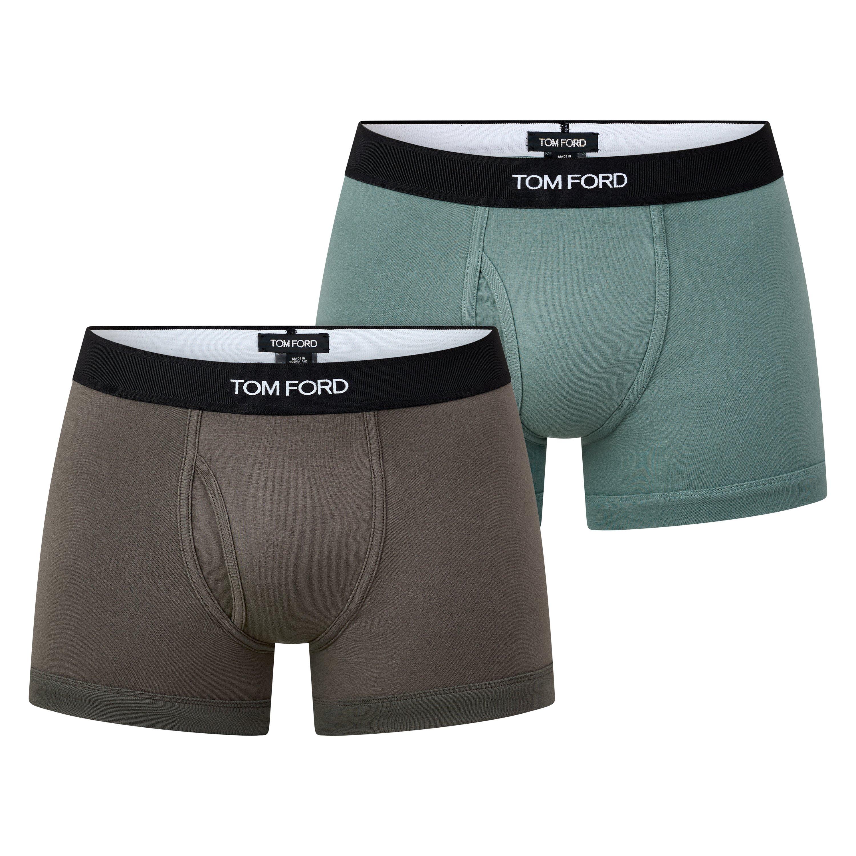 Teal/Green 528 - Tom Ford - Tom F U 2Pk Boxer Br Sn64 - 1