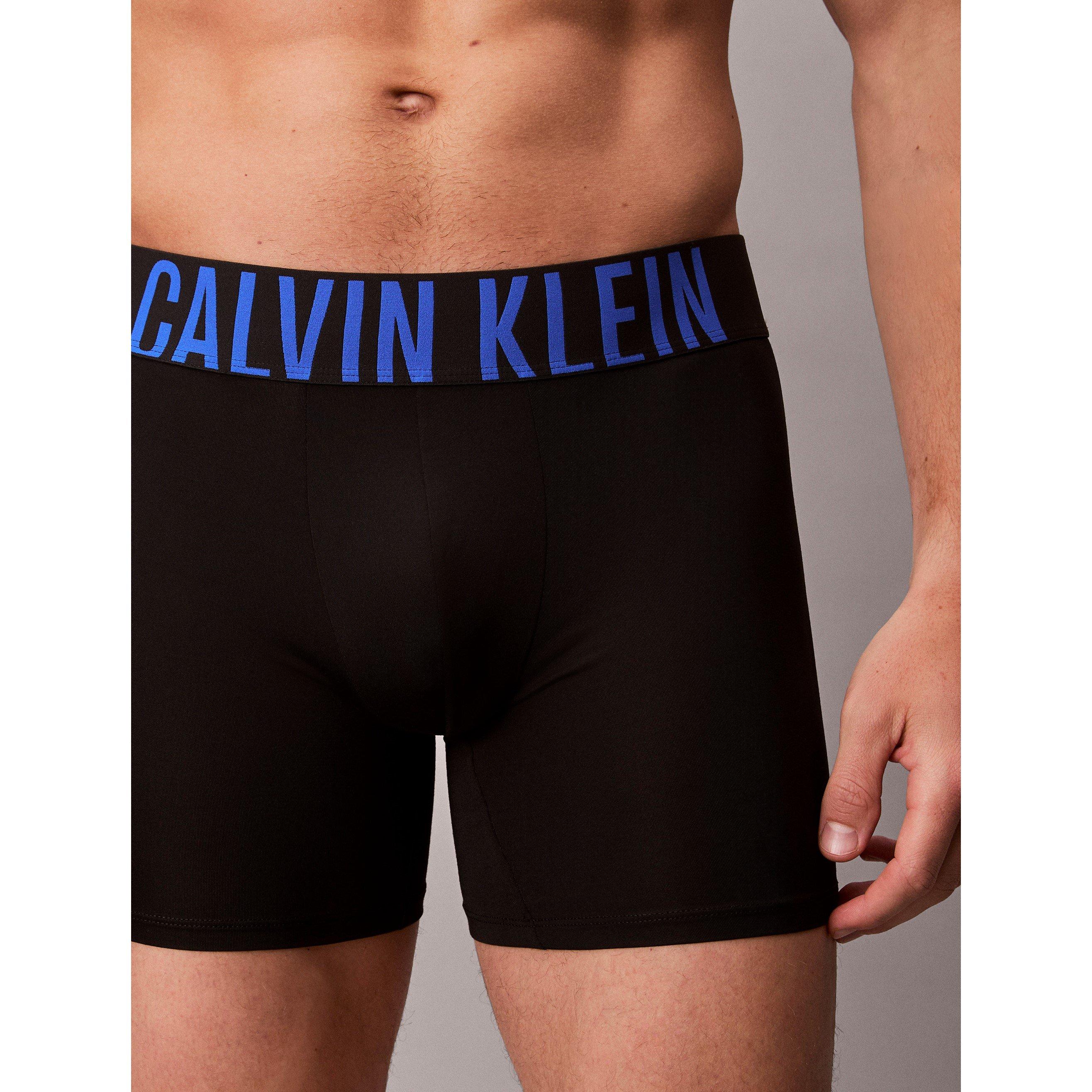 Wht/Blu/Grn - Calvin Klein - Men's Soft Stretch Boxers - 5