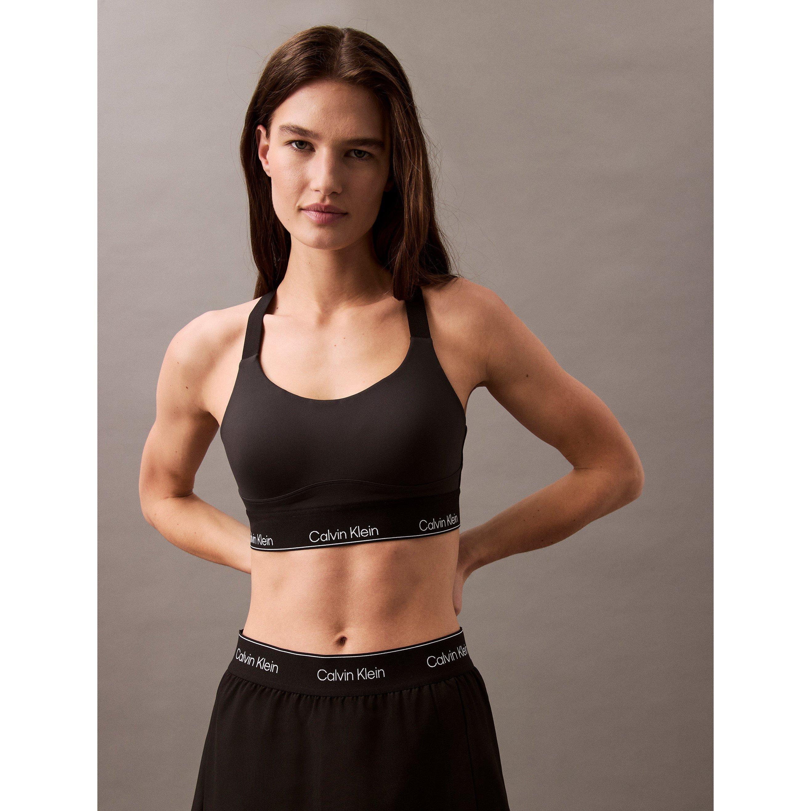 Black - Calvin Klein - Women's High Impact Sports Bras - 3