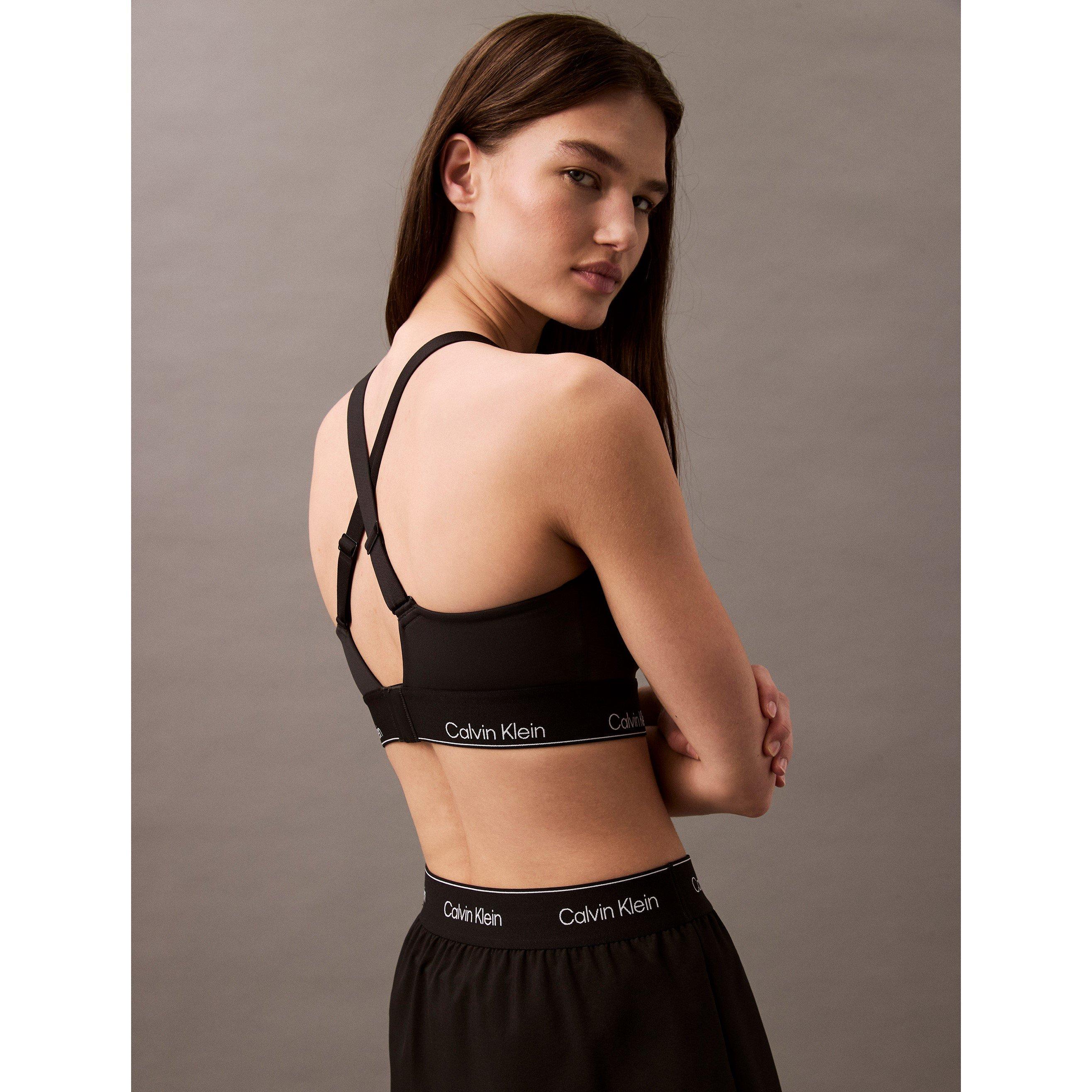 Black - Calvin Klein - Women's High Impact Sports Bras - 4