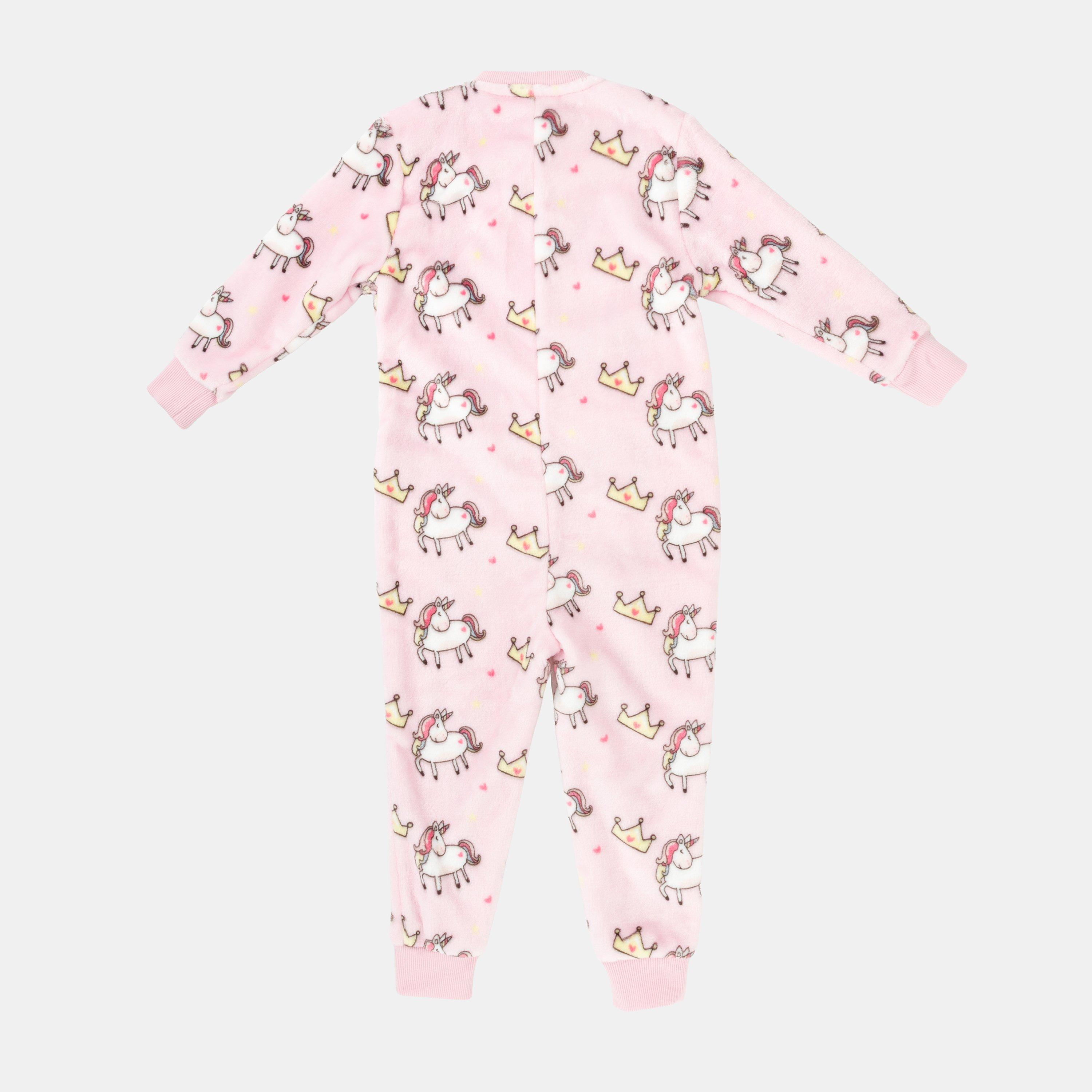 Unicorn - Star - Fleece Onesie Infant Girls Unicorn Print - 2