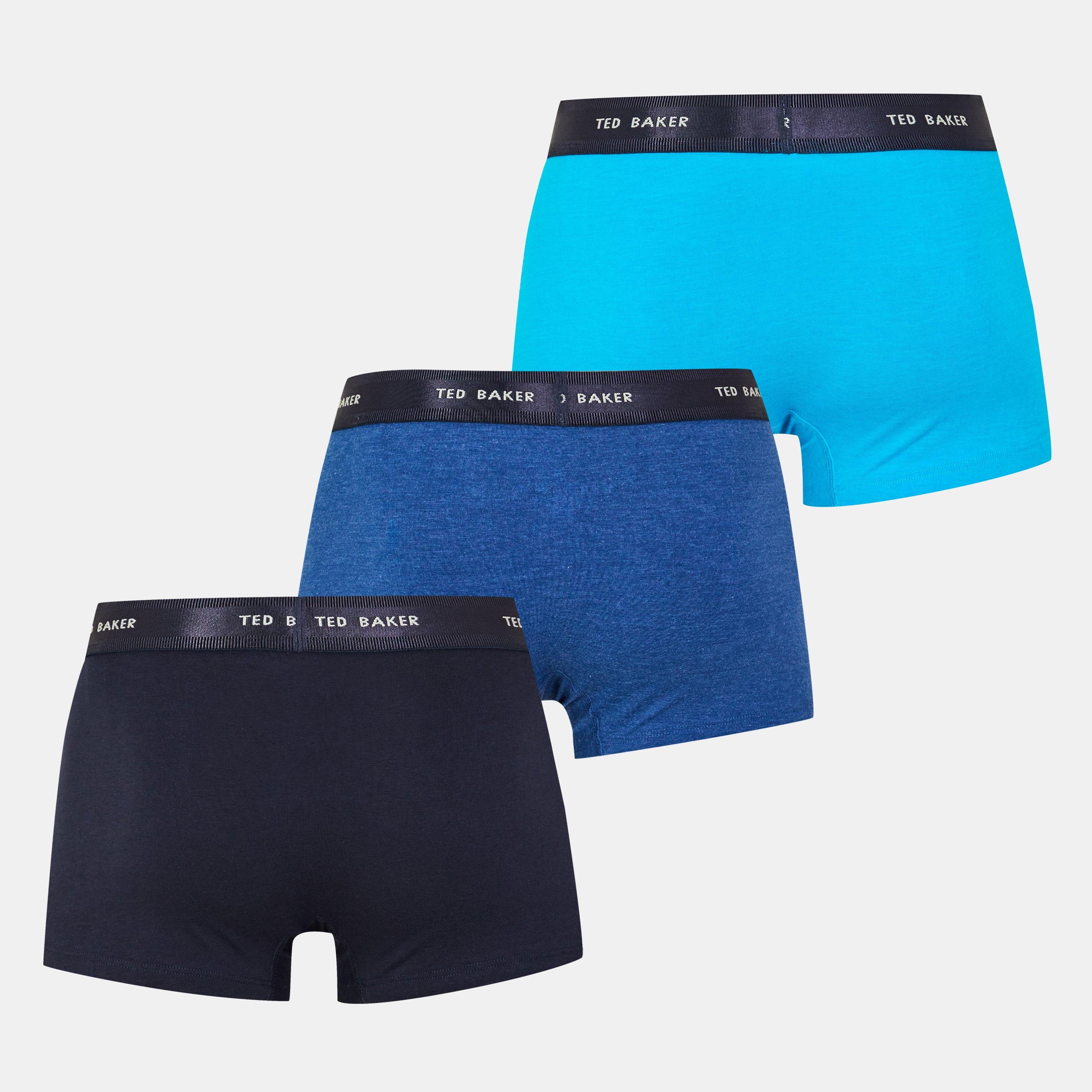 Estate Blue - Ted Baker - TB 3-Pack Logo Boxer Briefs Mens - 2