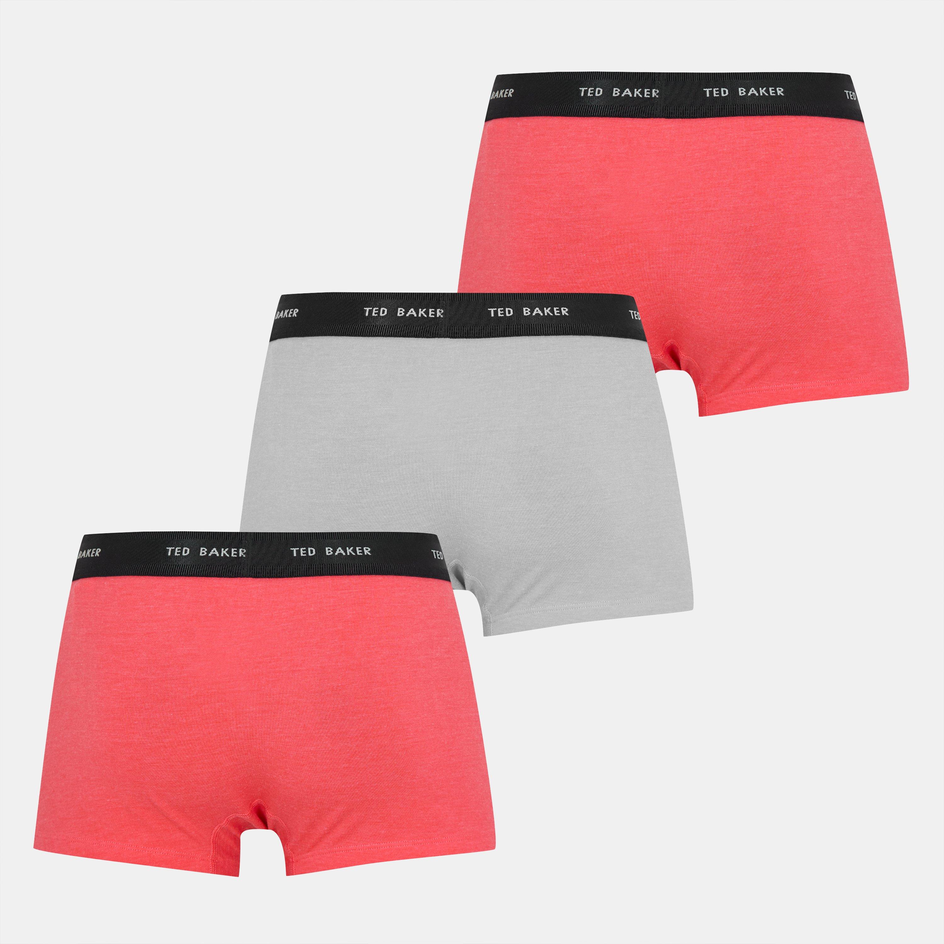 Sort/Grå - Ted Baker - 3-Pack Logo Boxer Briefs Mens - 2