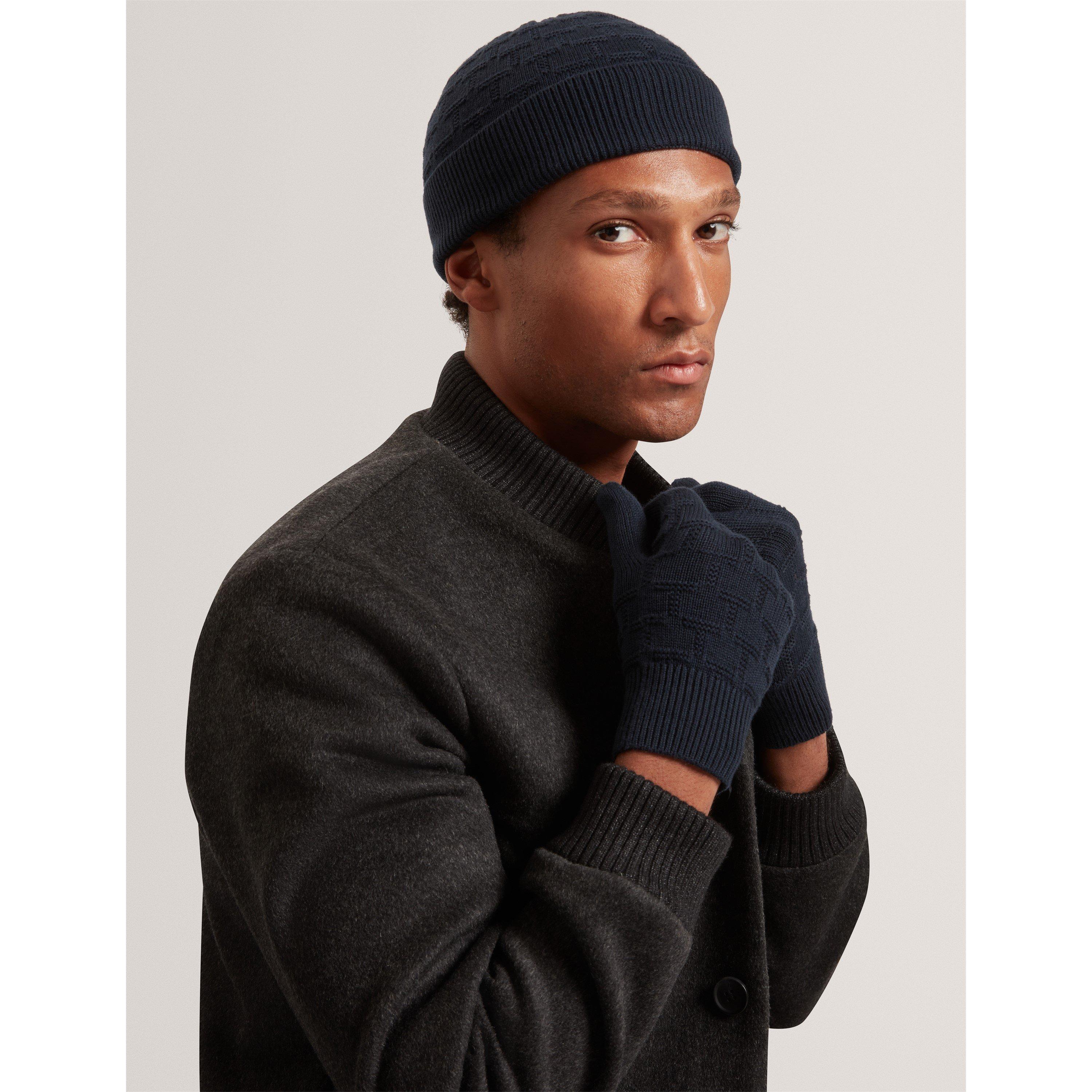 Navy - Ted Baker - Ted Hat Glove Set Sn64 - 2