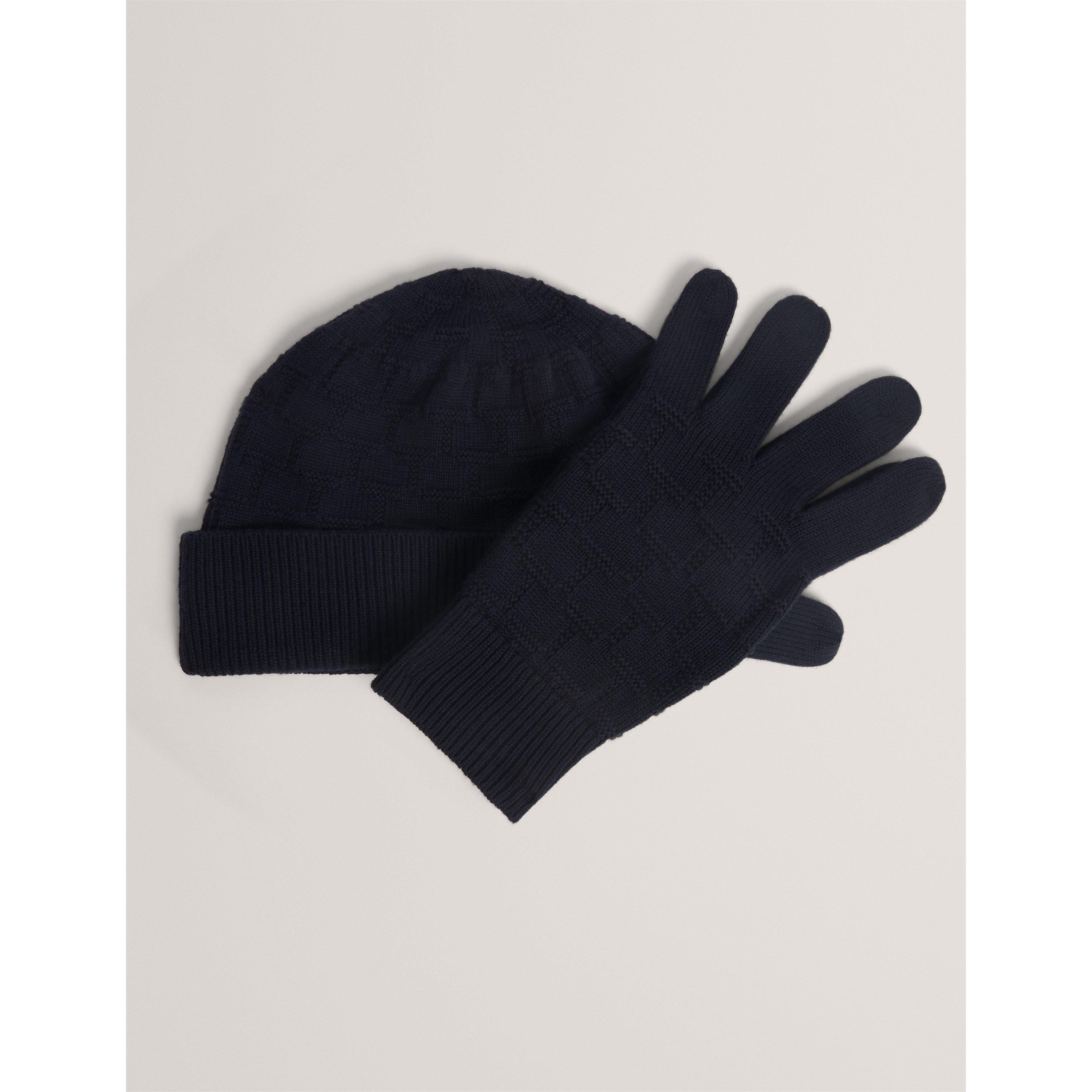Navy - Ted Baker - Ted Hat Glove Set Sn64 - 3