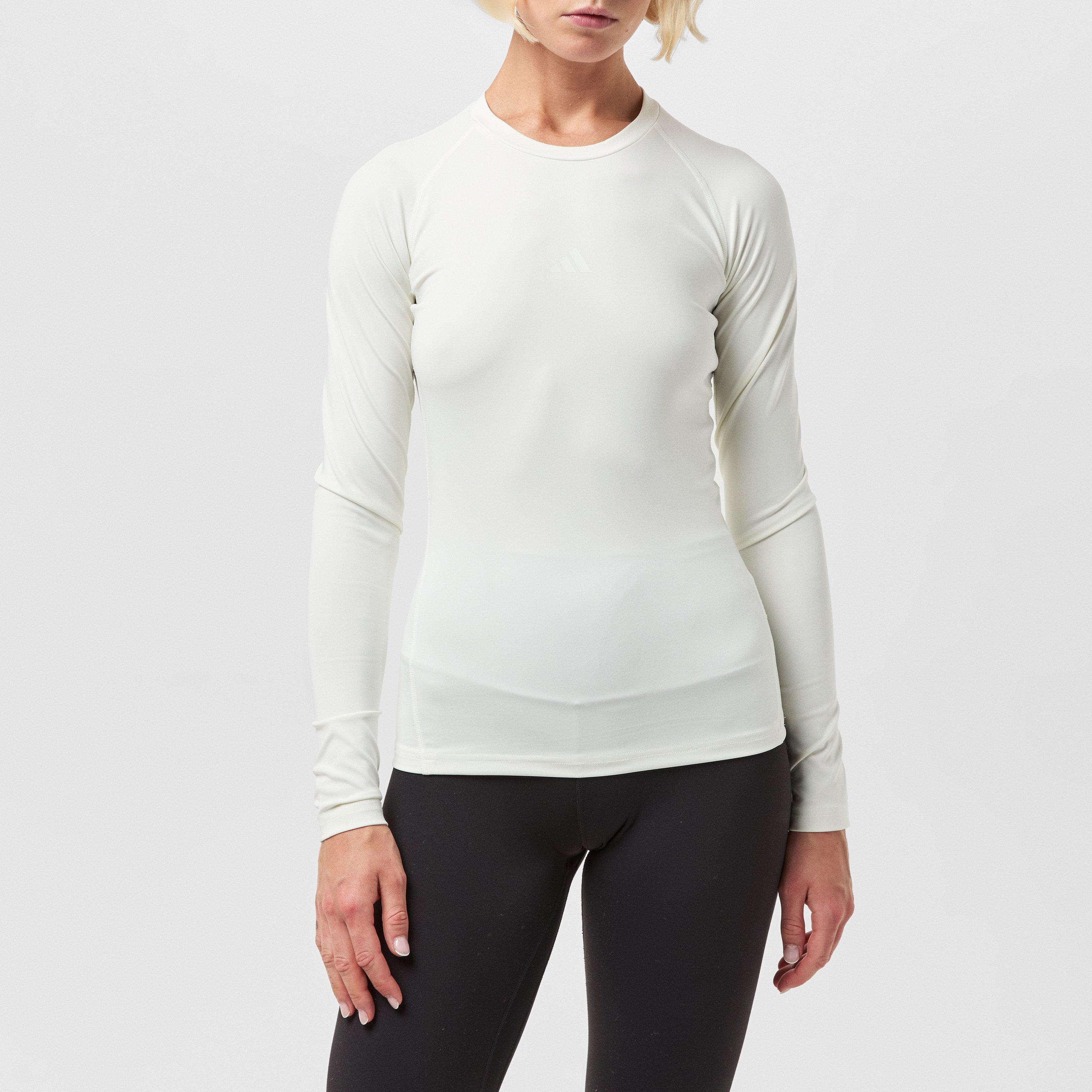 Off White - adidas - Techfit AEROREADY Long Sleeve Top Womens - 3