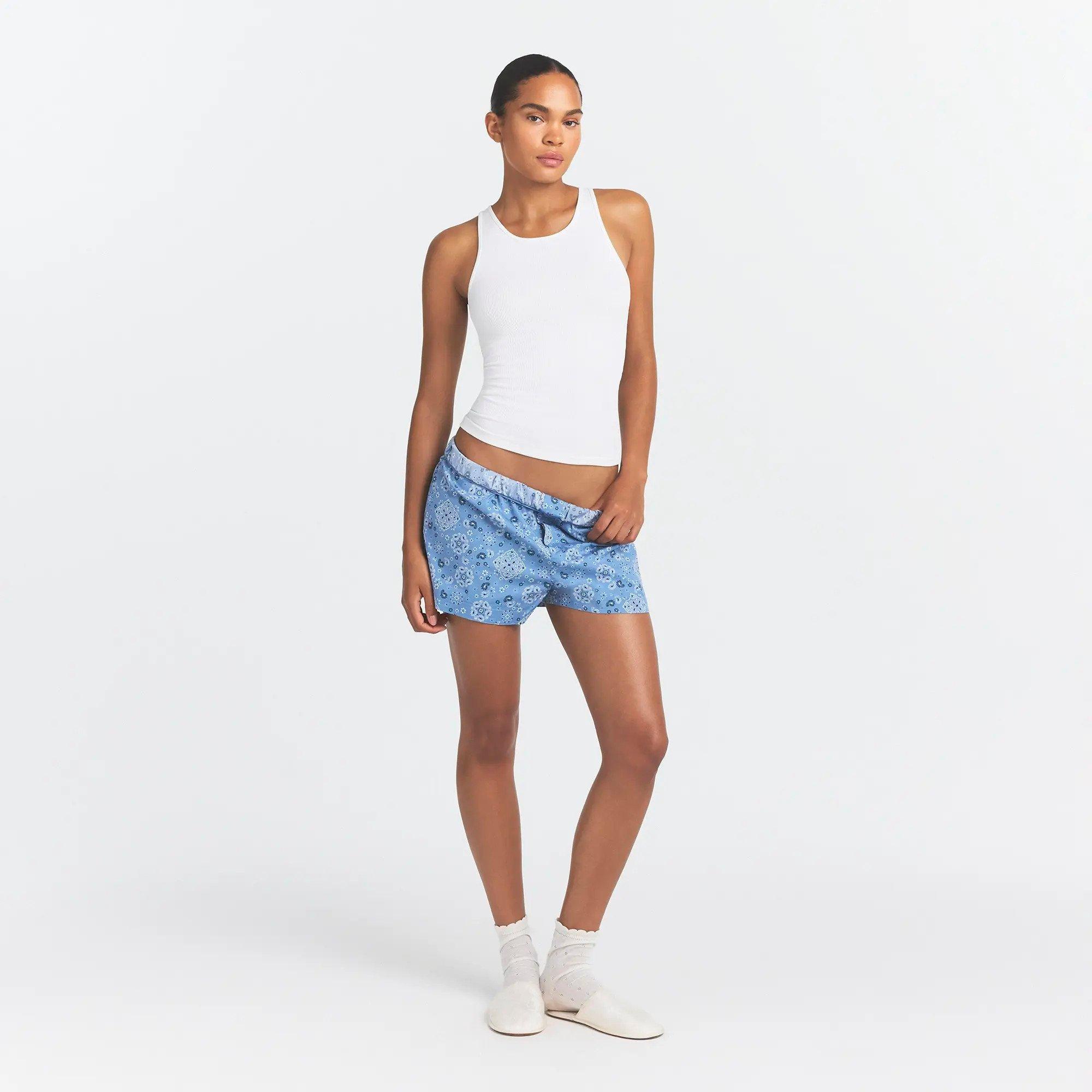 A SNOW BANDANA - SKIMS - Women's Tank Boxer Cami Pyjama Set - 7