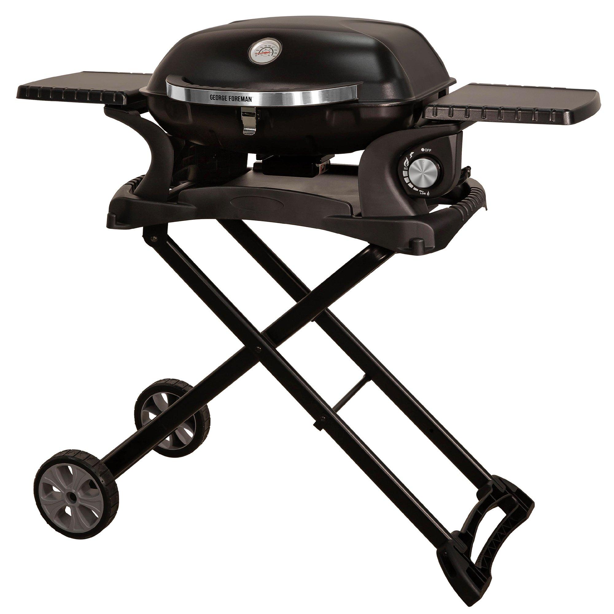 George Foreman GFSBBQ1TR Portable Gas BBQ 1 Burner