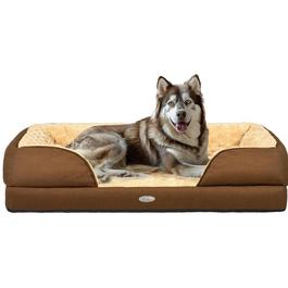 PawHut Calming Dog Bed Pet Mattress  Removable Cover