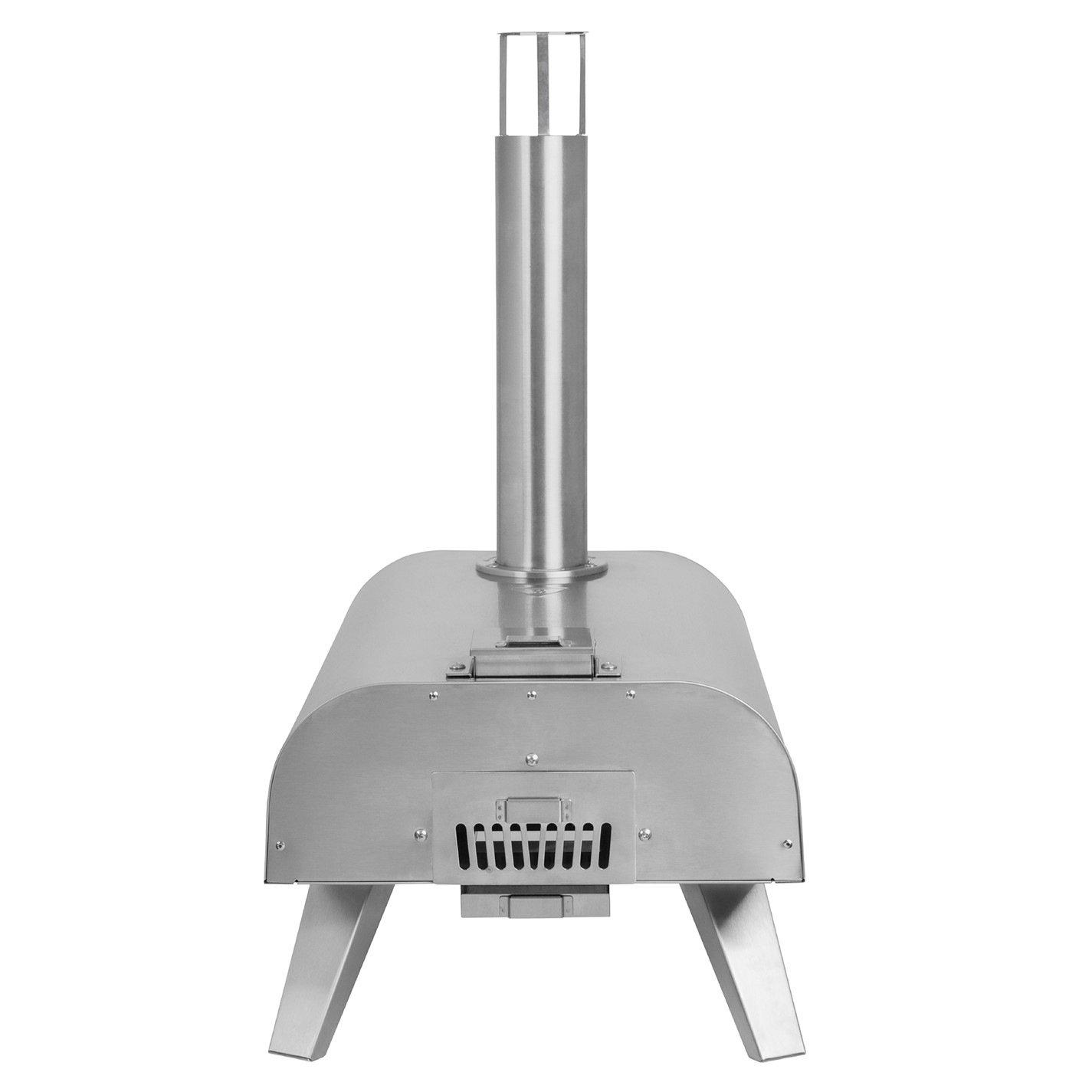 Stainless Steel - George Foreman - GFWPPO1SSPC 12'' Wood Pellet Pizza Oven - 13