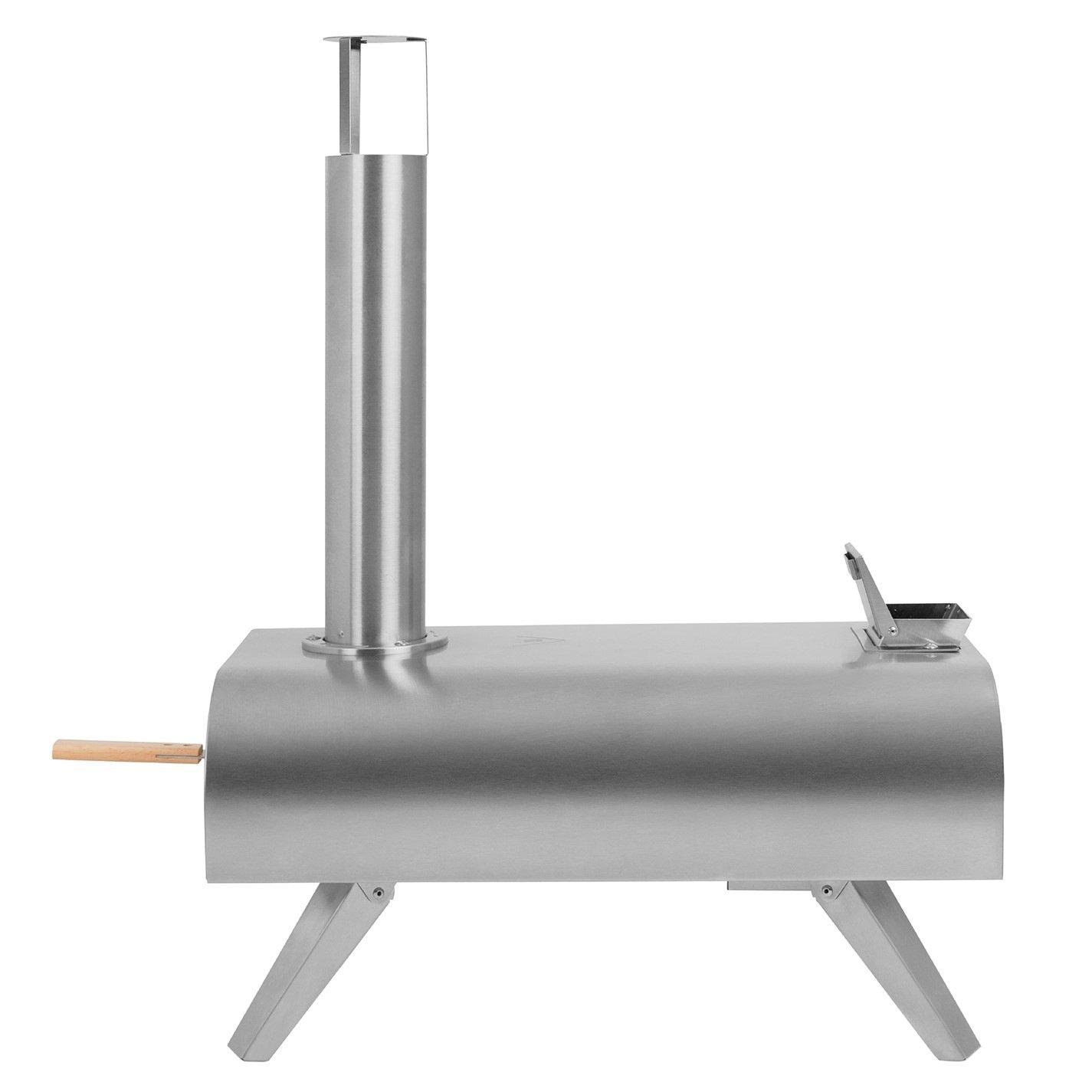 Stainless Steel - George Foreman - GFWPPO1SSPC 12'' Wood Pellet Pizza Oven - 15