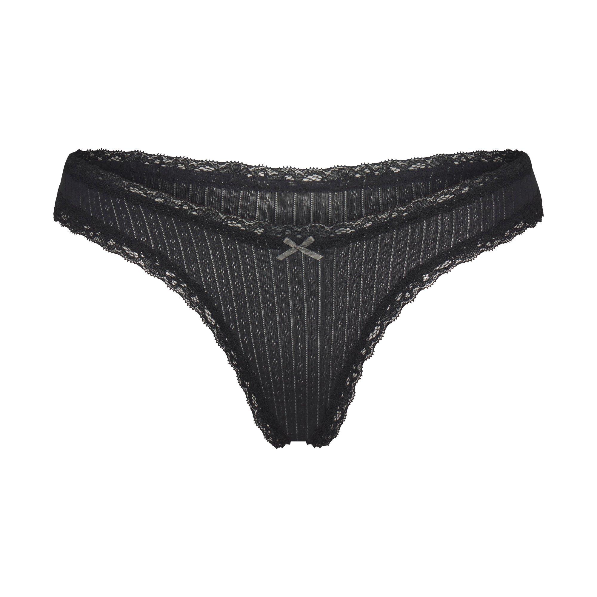 SOOT TONAL - SKIMS - Women's Lace Thong