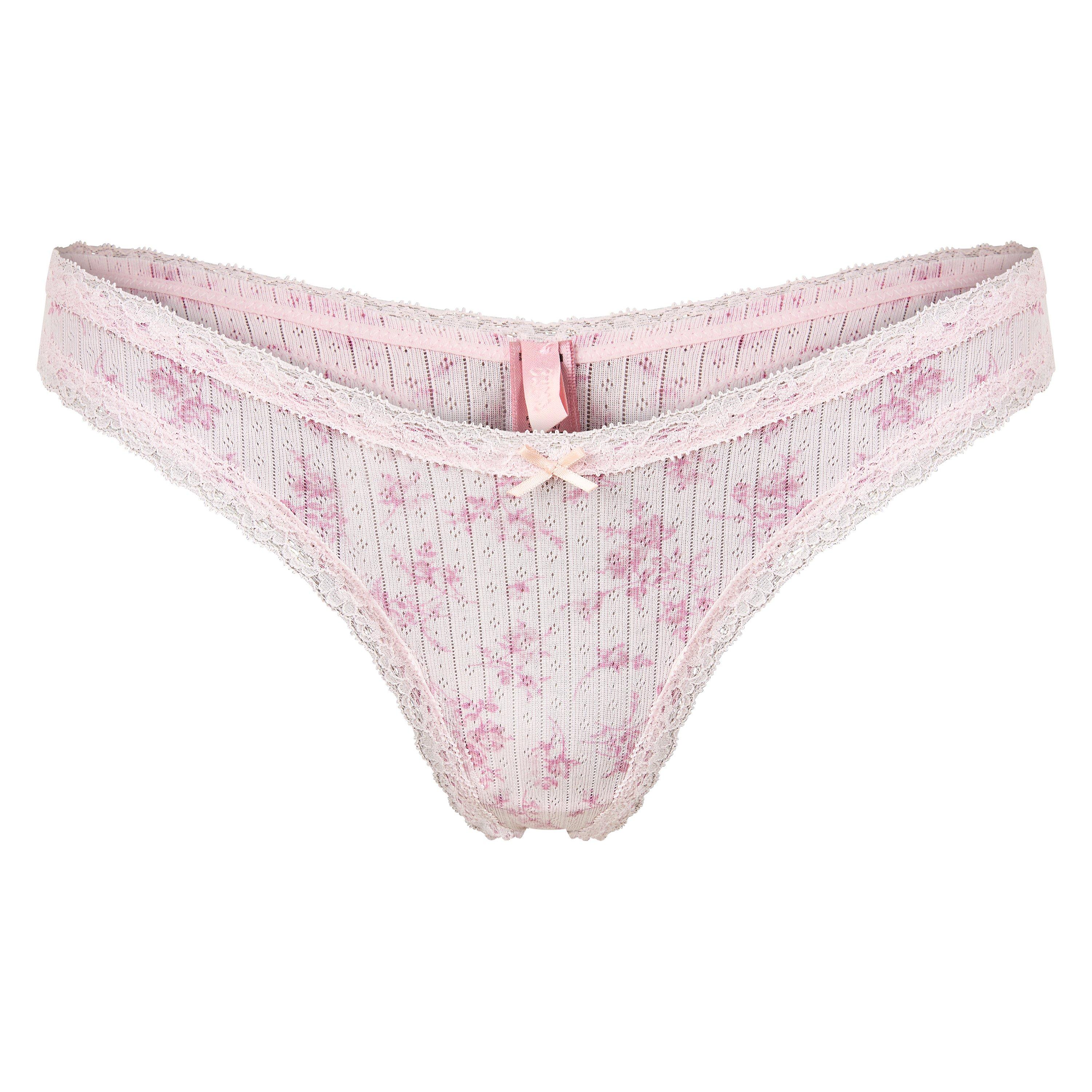 BLOOM FLORAL - SKIMS - Women's Lace Thong - 1