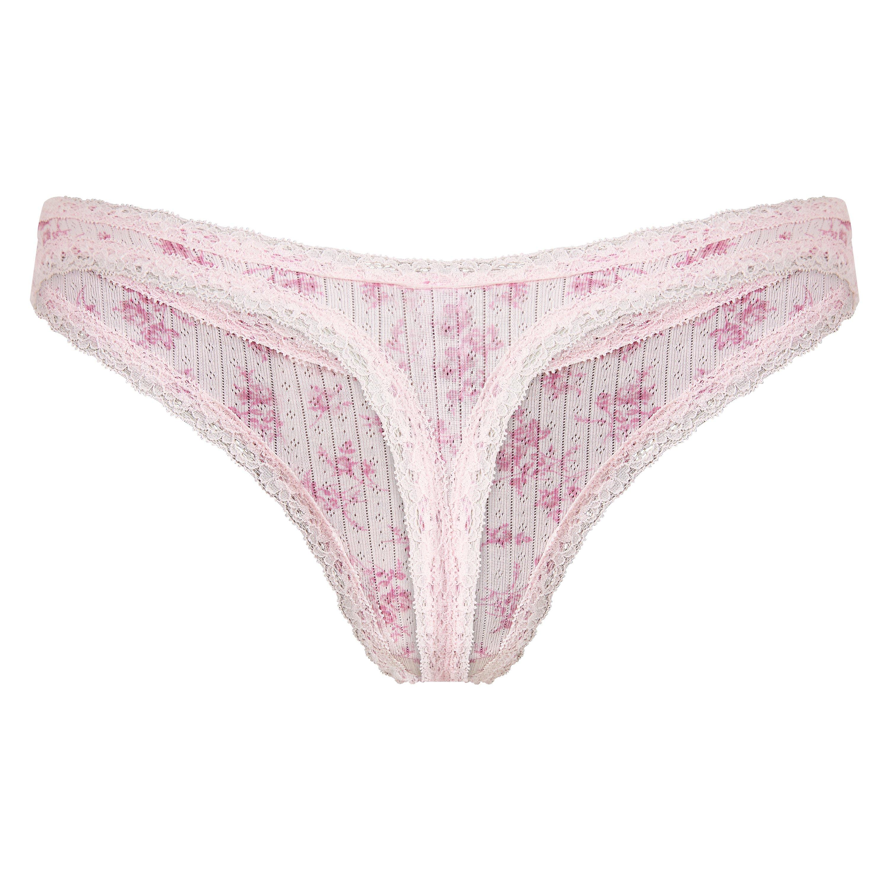 BLOOM FLORAL - SKIMS - Women's Lace Thong - 2