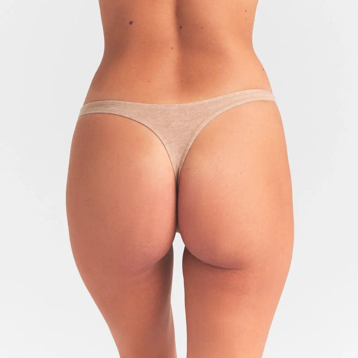 CLAY HEATHER - SKIMS - Women's Thong - 4
