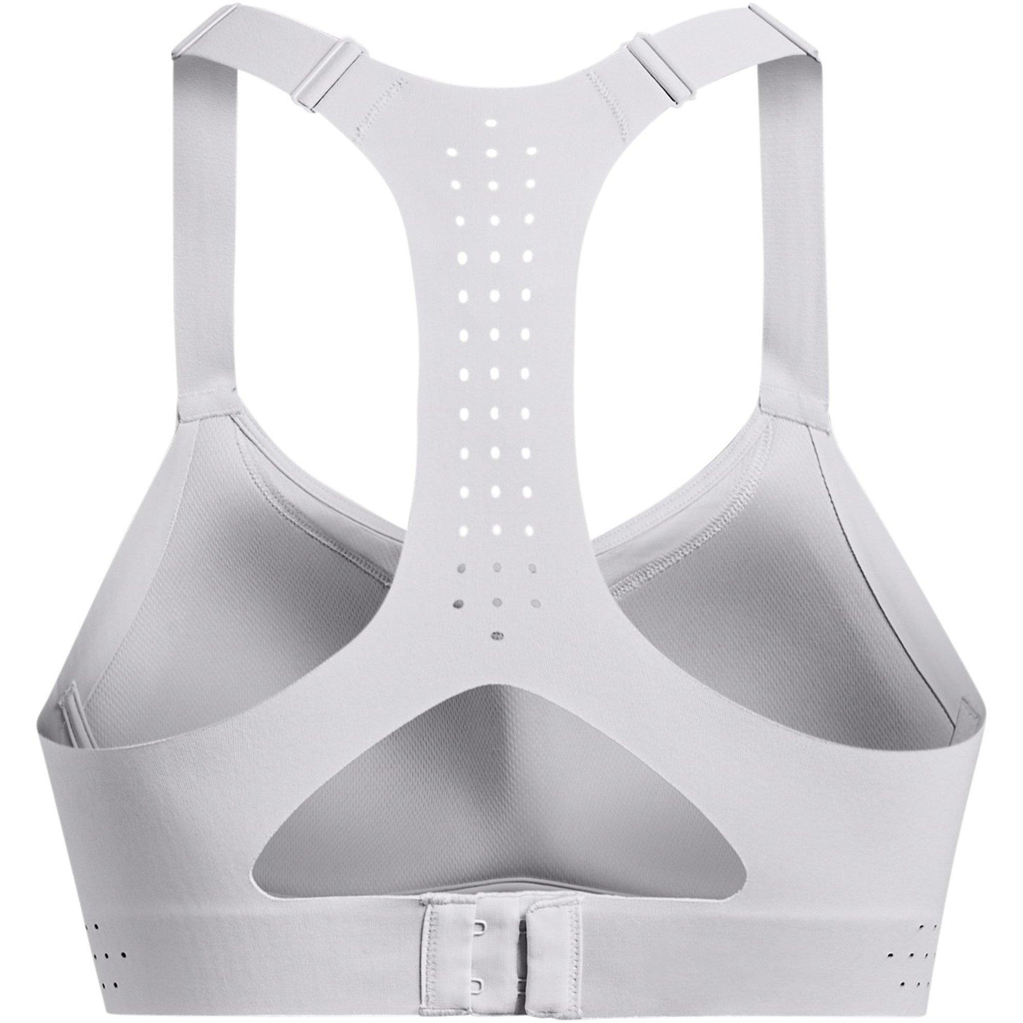 Grey - Under Armour - Uplift High Impact Sports Bra - 2