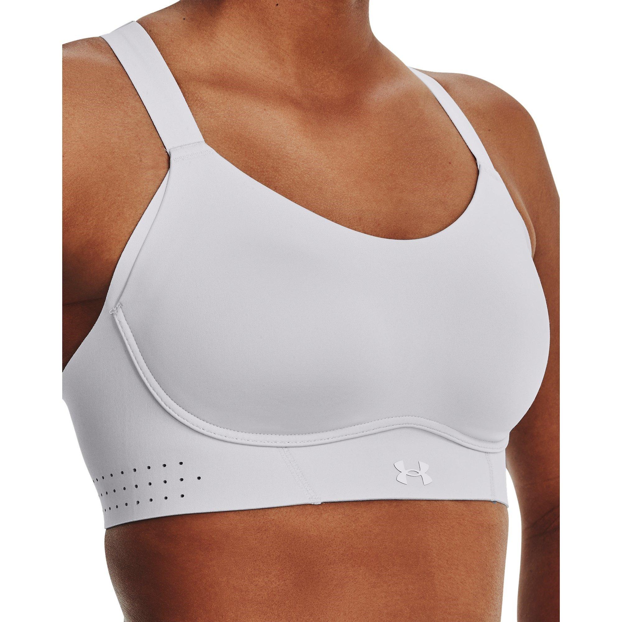 Grey - Under Armour - Uplift High Impact Sports Bra - 14