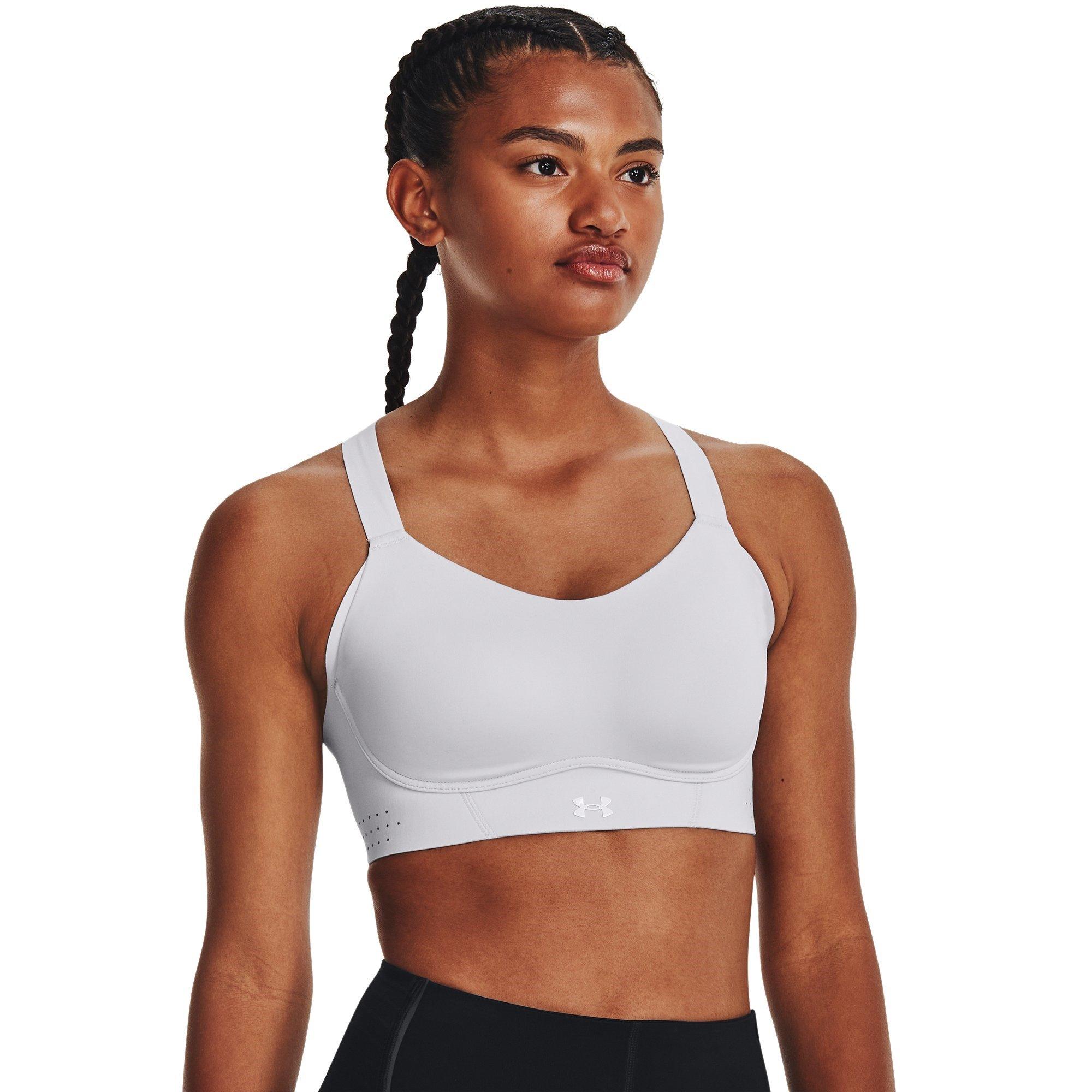 Grey - Under Armour - Uplift High Impact Sports Bra - 3