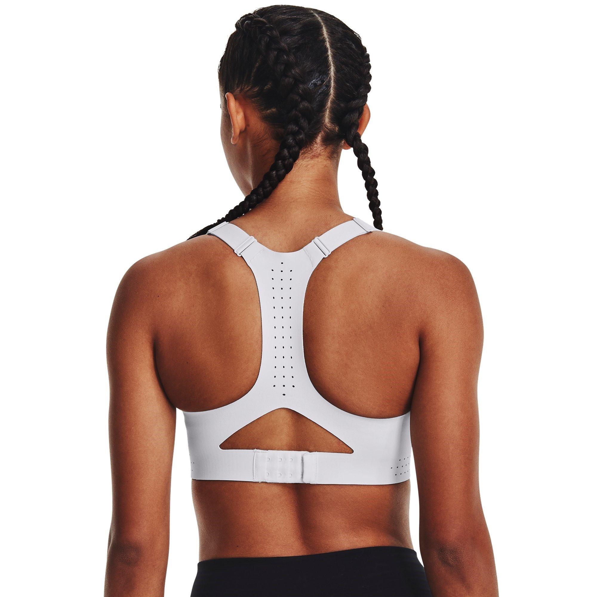 Grey - Under Armour - Uplift High Impact Sports Bra - 4