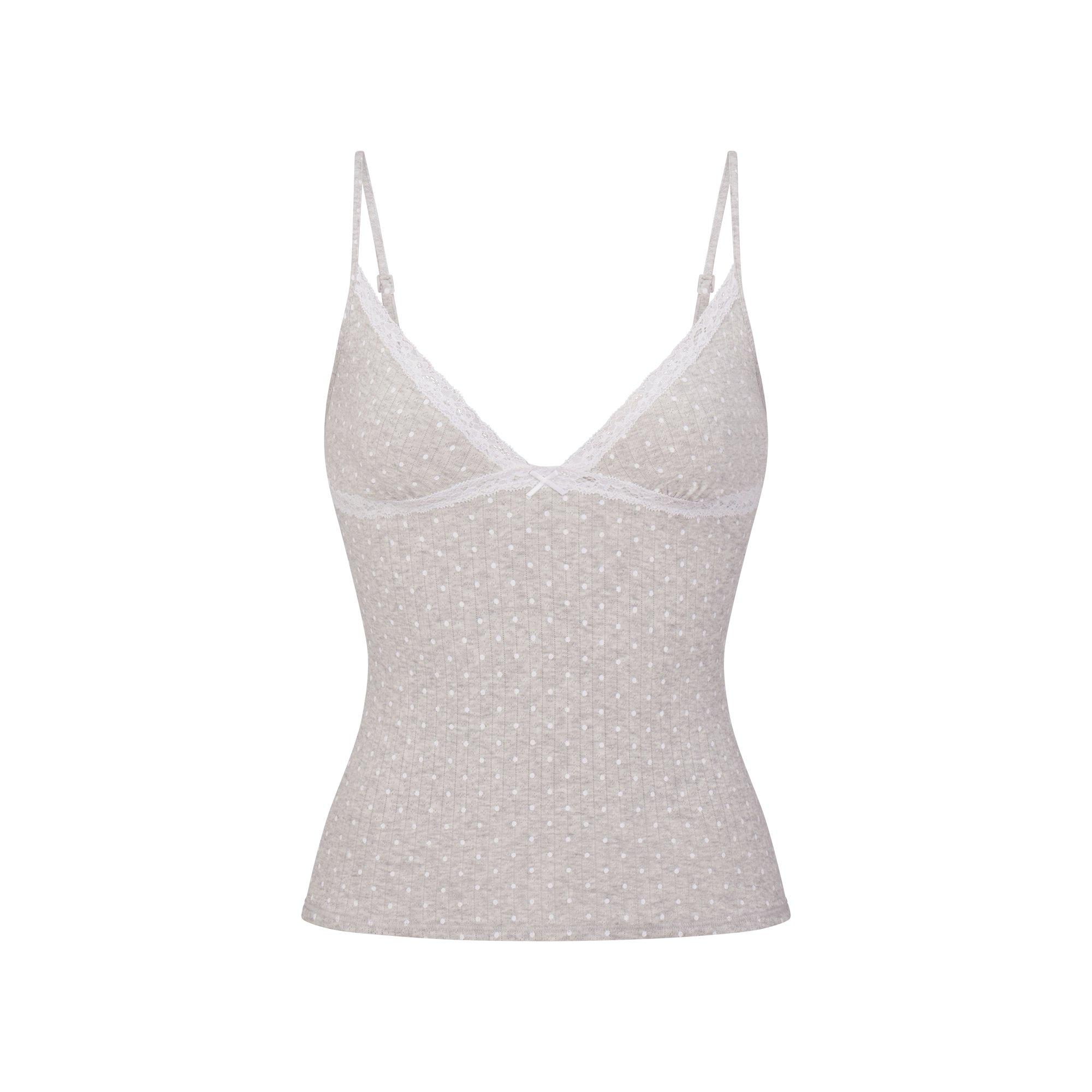 L Heather Grey - SKIMS - Women's L Cami Boy Pyjama Set - 2