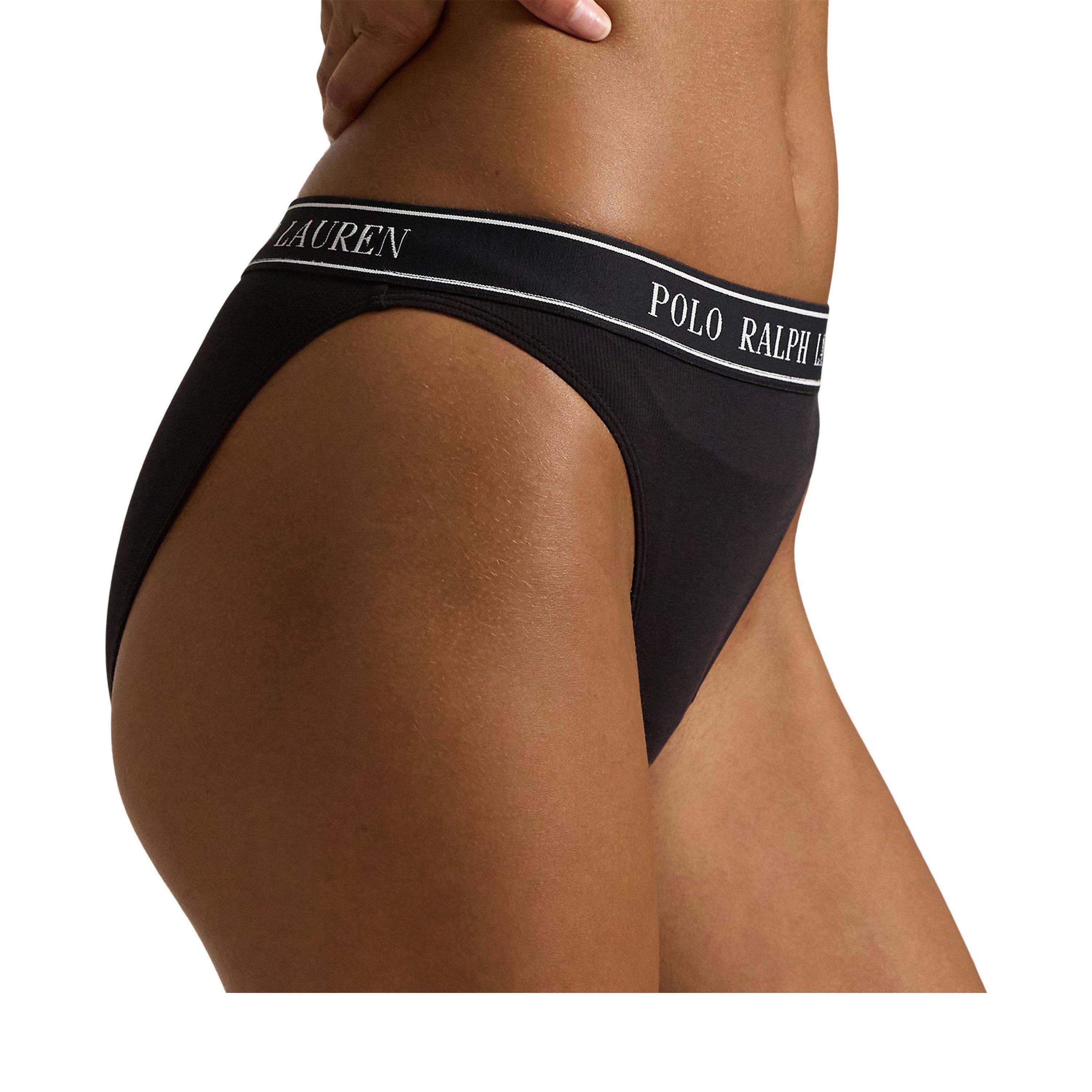 Black - Polo Ralph Lauren - Women's Cotton Hipster Brief - 3