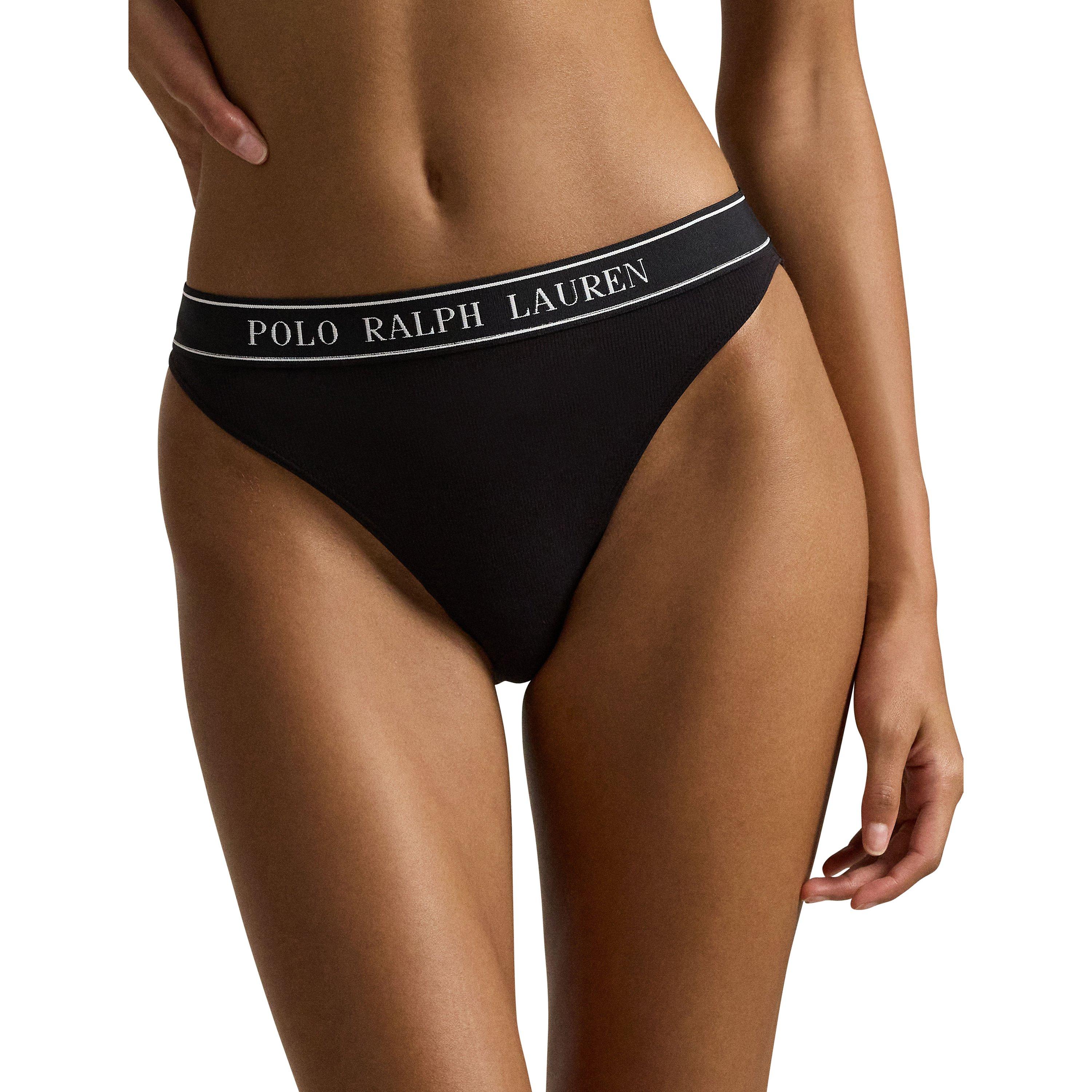 Black - Polo Ralph Lauren - Women's Cotton Hipster Brief - 4