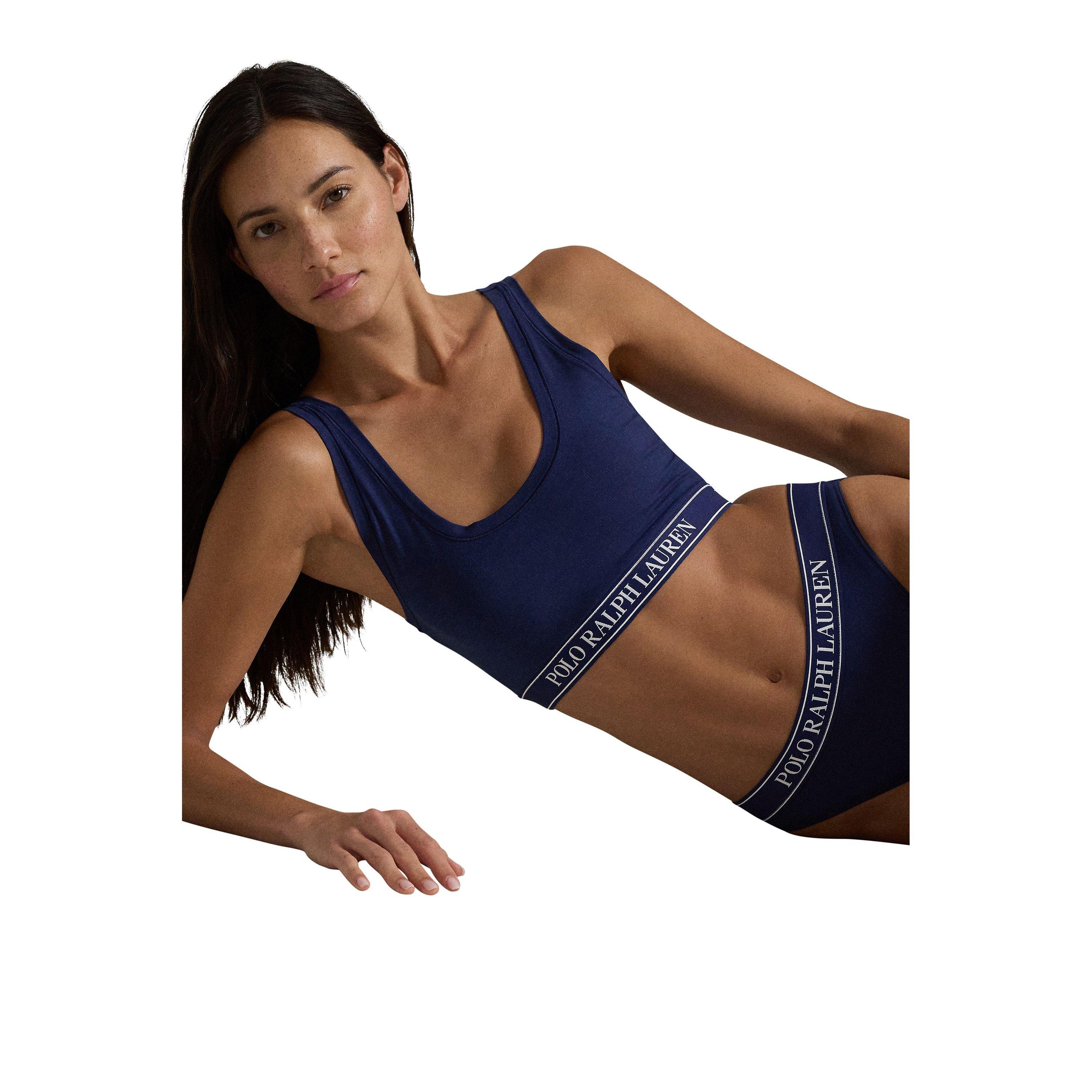 Navy - Polo Ralph Lauren - Women's Logo Band Hipster Brief - 5