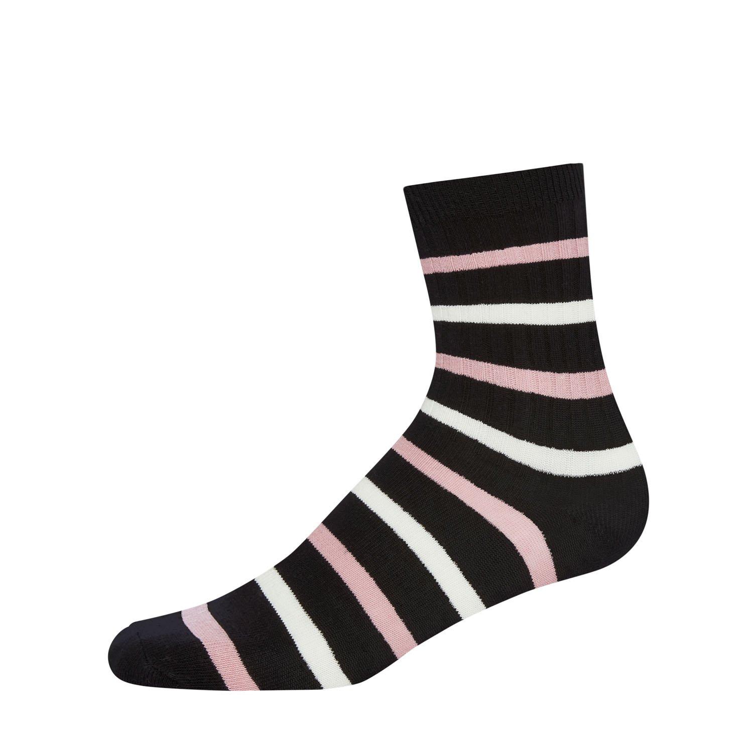 Sort/Grå/Rosa - DKNY - 3 Pack Womens Socks Cecilia - 4