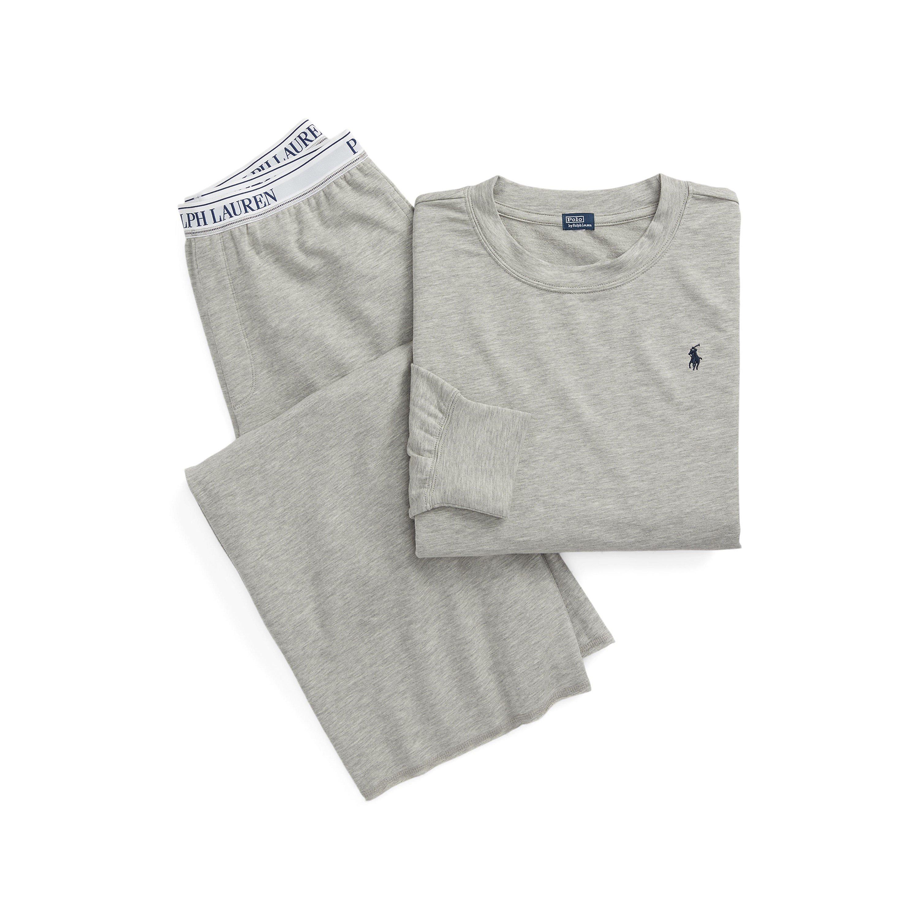 Grey - Polo Ralph Lauren - Womens Crew-neck Long Sleeve Pyjama Set - 6