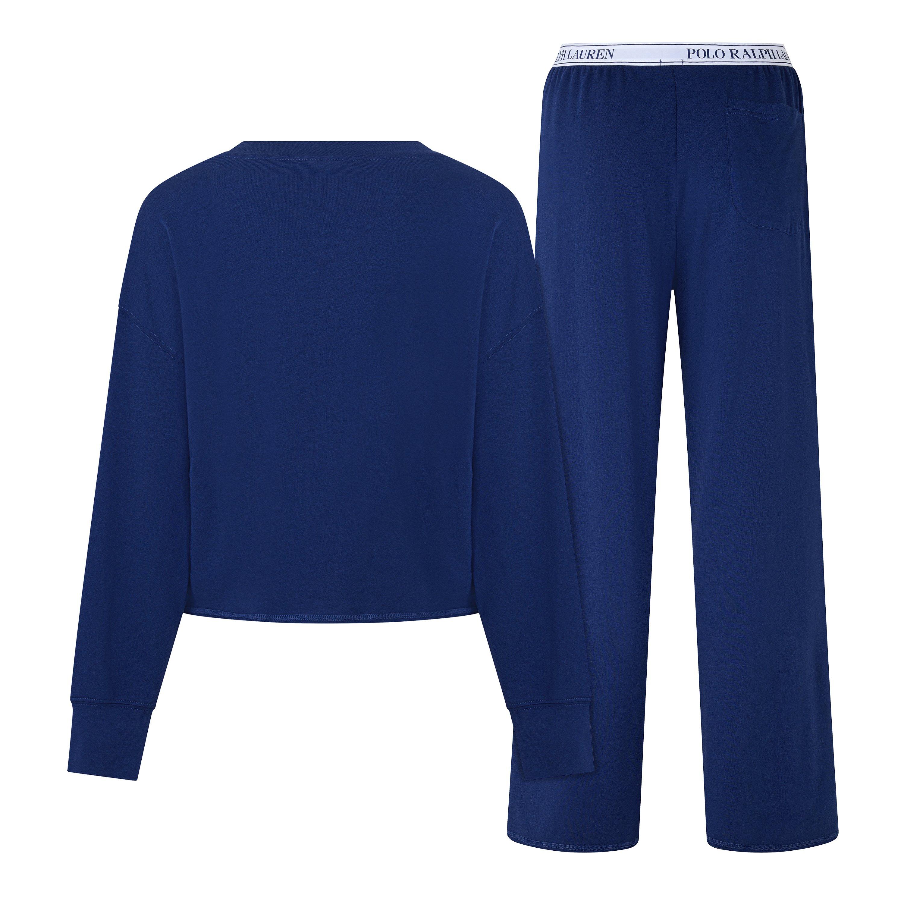 Polo Ralph Lauren Bodywear | Womens Crew-neck Long Sleeve Pyjama