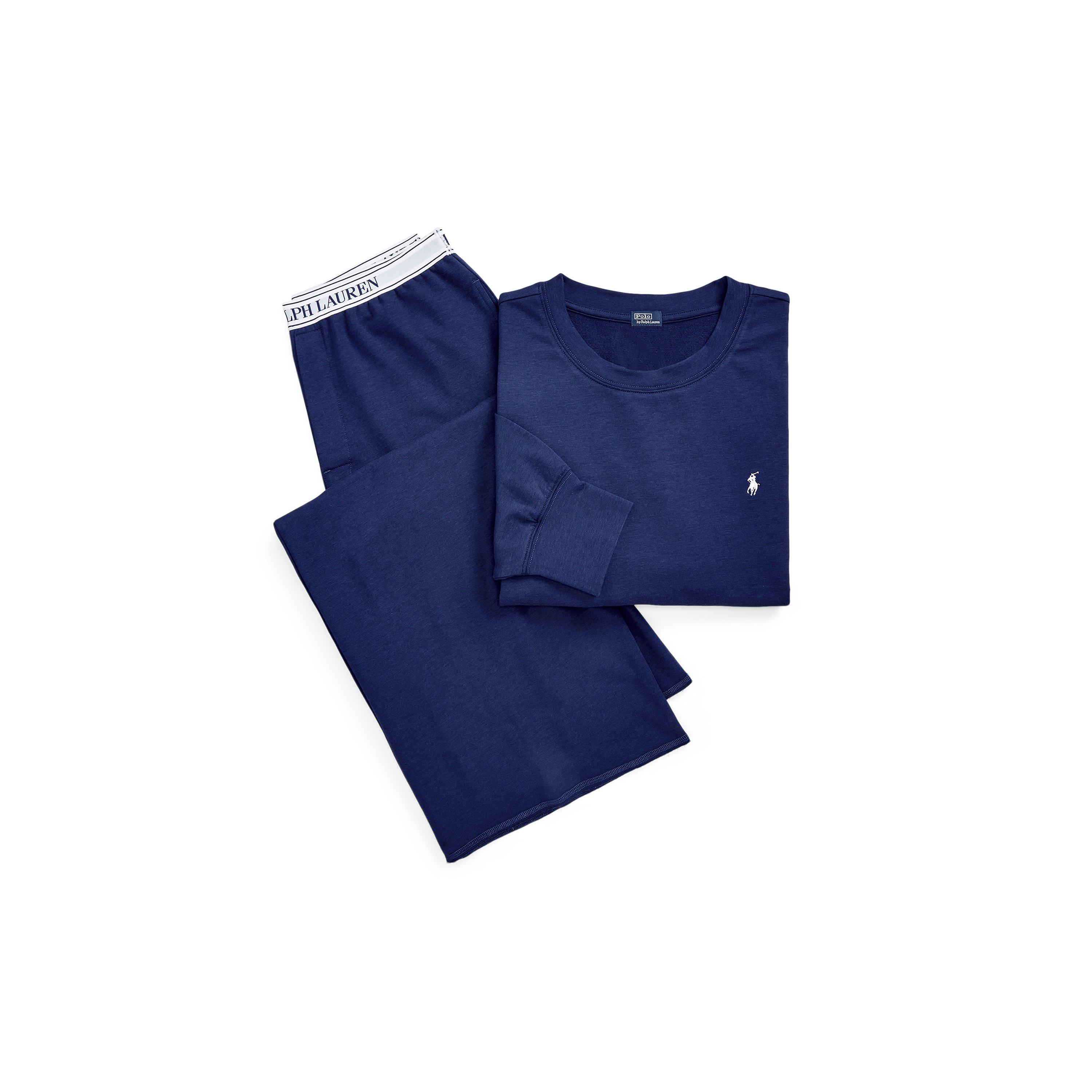 Navy - Polo Ralph Lauren - Women's Crew-neck Long Sleeve Pyjama Set - 6