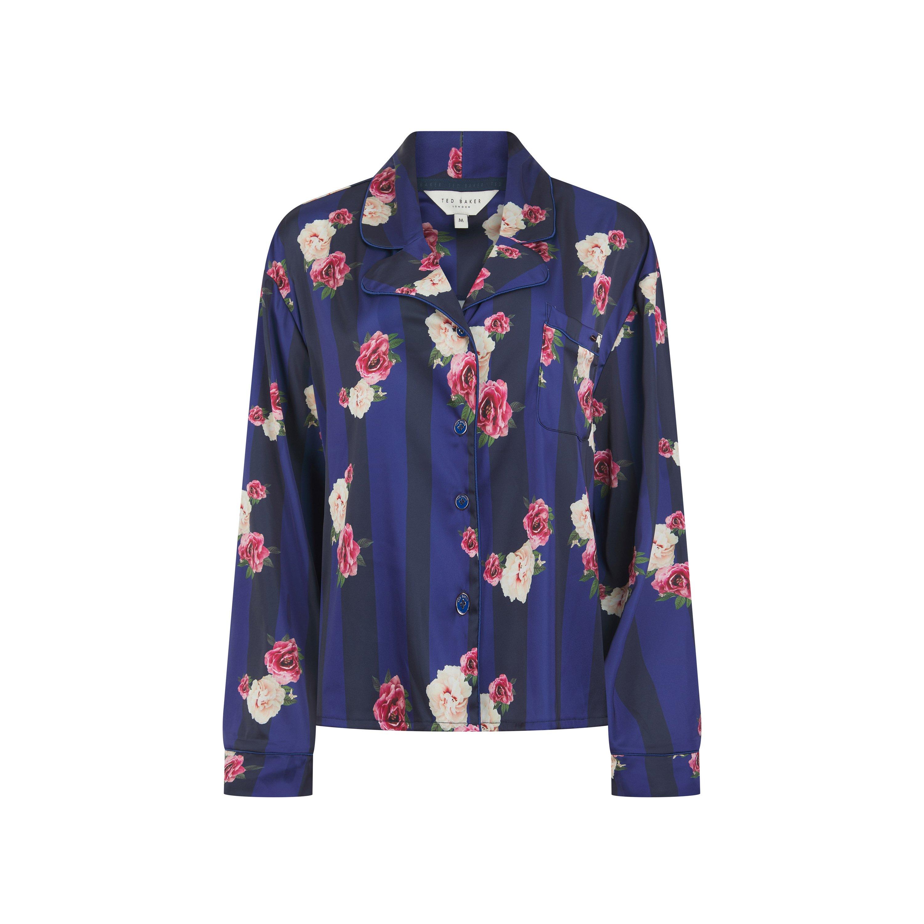 Navy - Ted Baker - Women's Hallie Long Sleeve Pyjama Set - 5