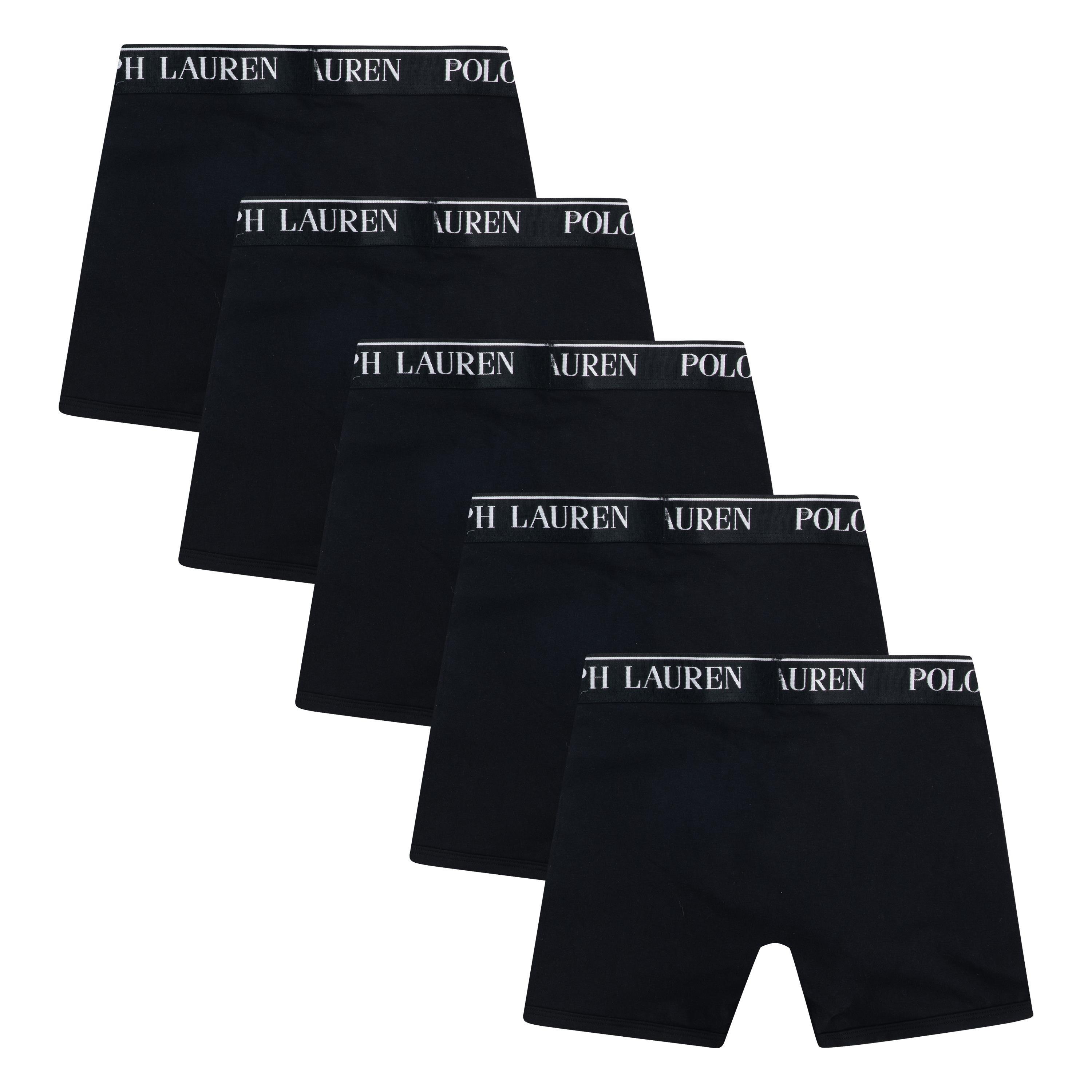 Polo Black G9O - Polo Ralph Lauren - Boys' 5 Pack Cotton Boxer Shorts - 2