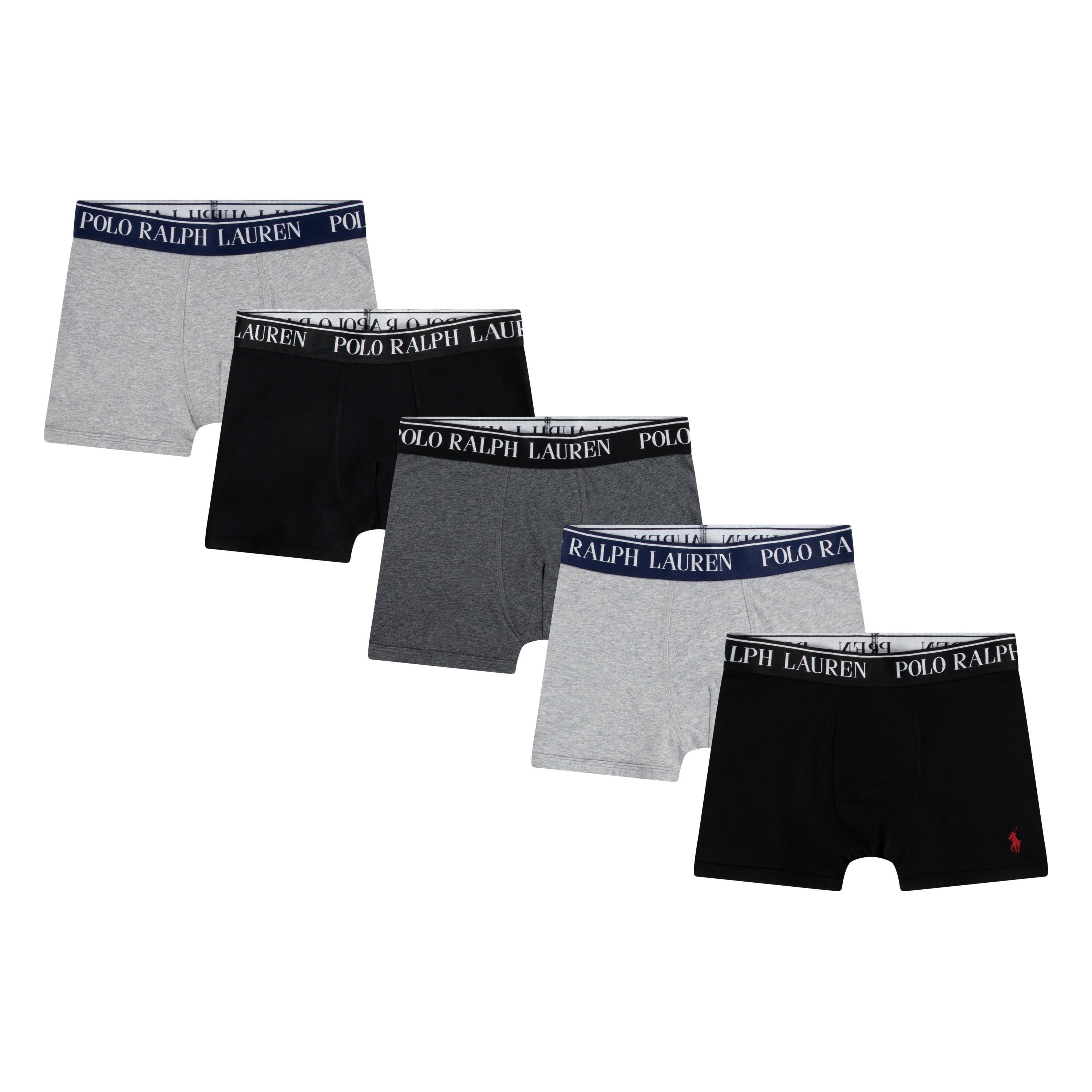 Multi - Polo Ralph Lauren - Boys' 5 Pack Cotton Boxer Shorts - 1