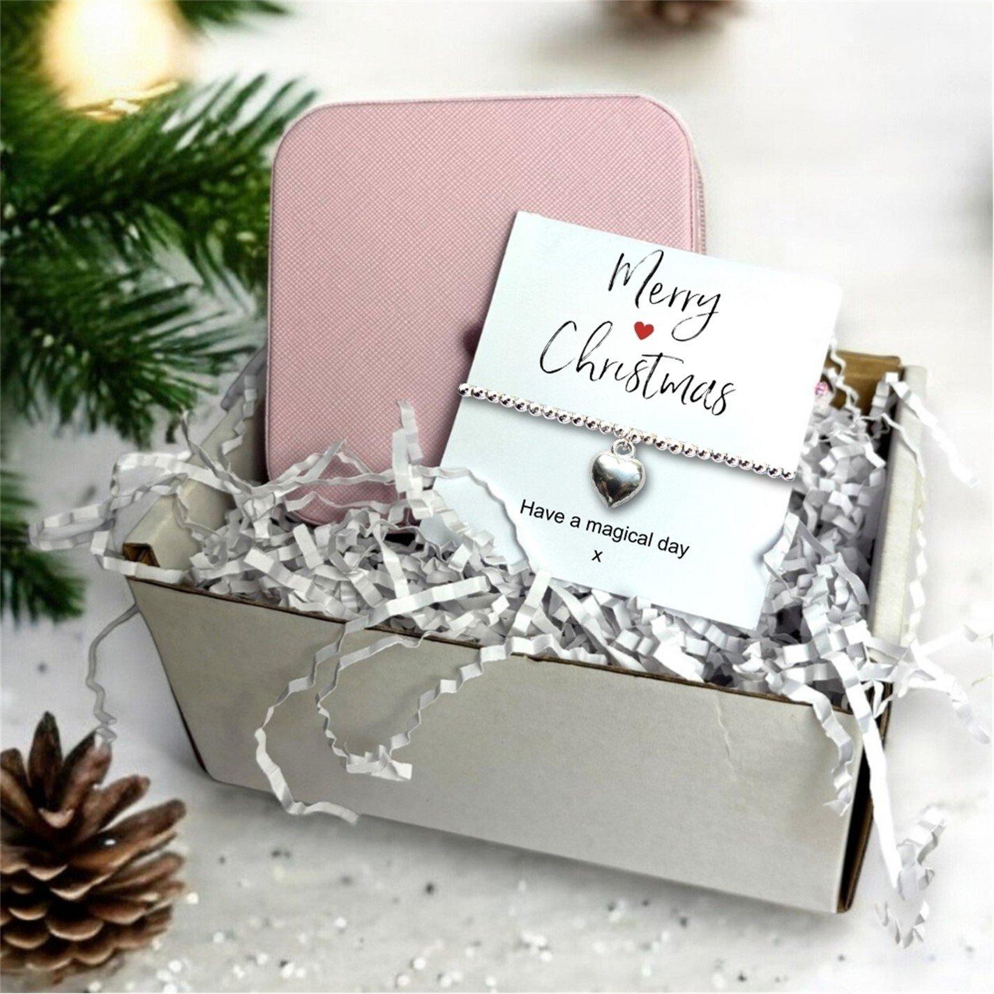 Silver / Pink - Aye Do Gifts - Sm Merry Christmas Gift Hamper-Brace & Jewel Box - 1