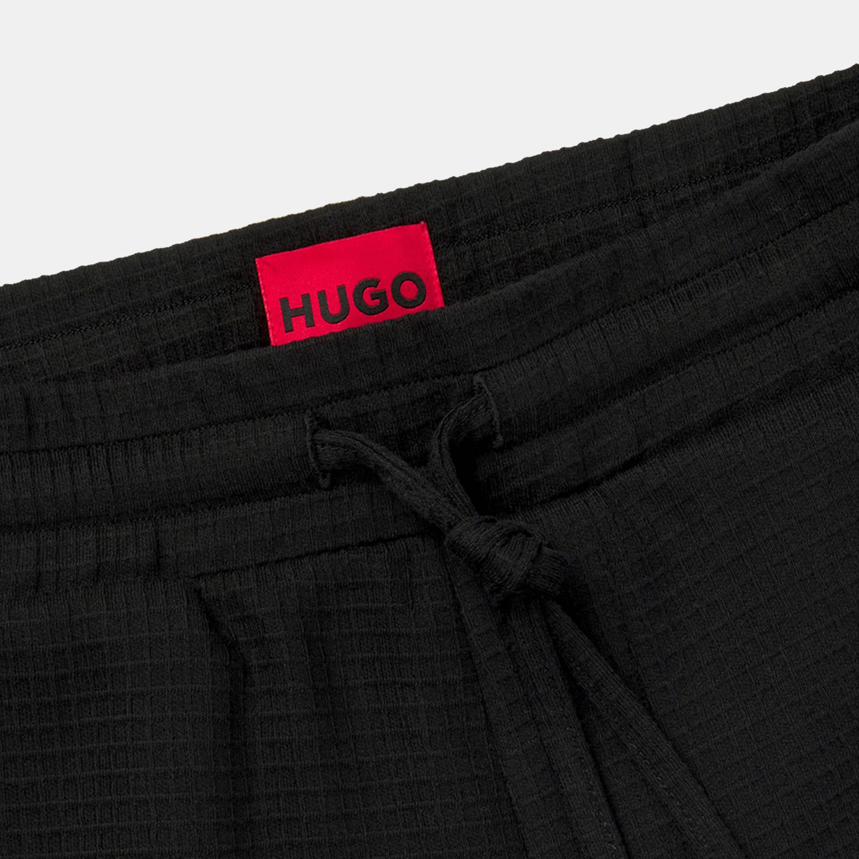 Black 001 - Hugo - Men's Austin Pyjama Shorts - 2