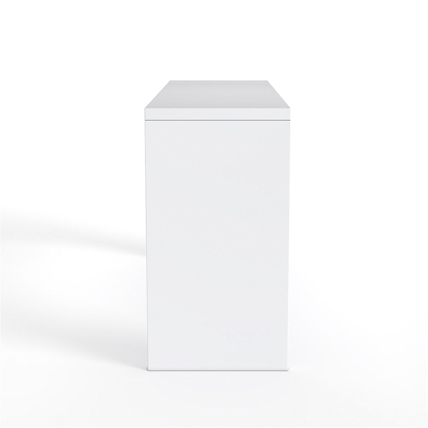 White - Kabinet UK - Modern Dining Table Benches Set - 6