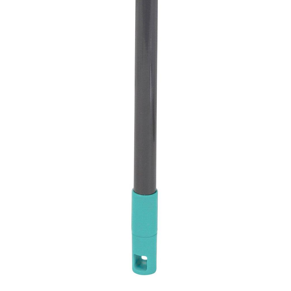 Grey - JVL - Rubber Broom with Telescopic Handle - 5