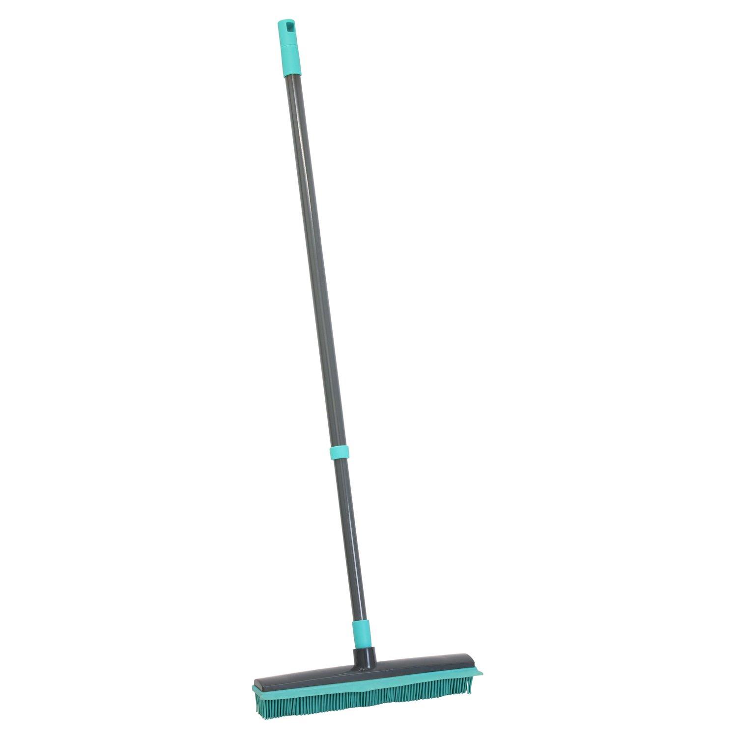 Rubber Broom with Telescopic Handle