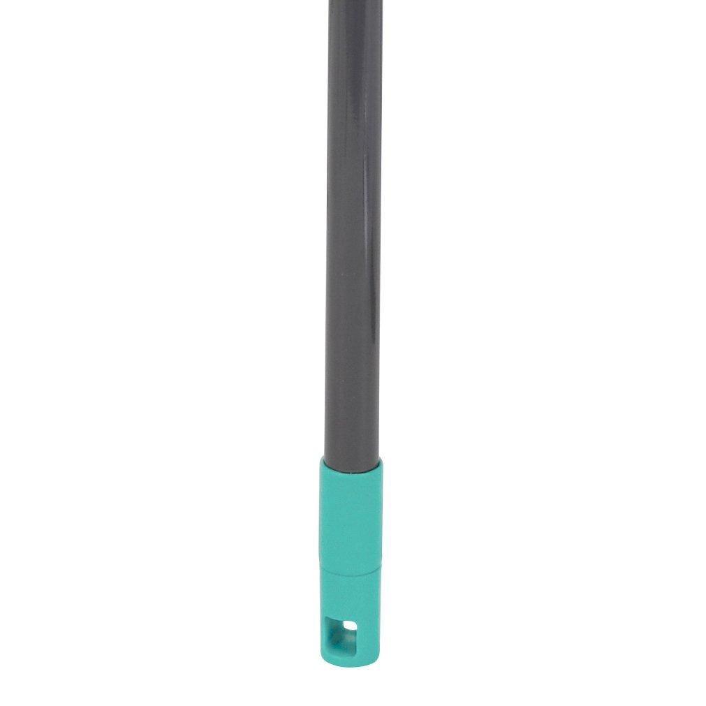 Turquoise - JVL - Rubber Broom with Telescopic Handle - 5