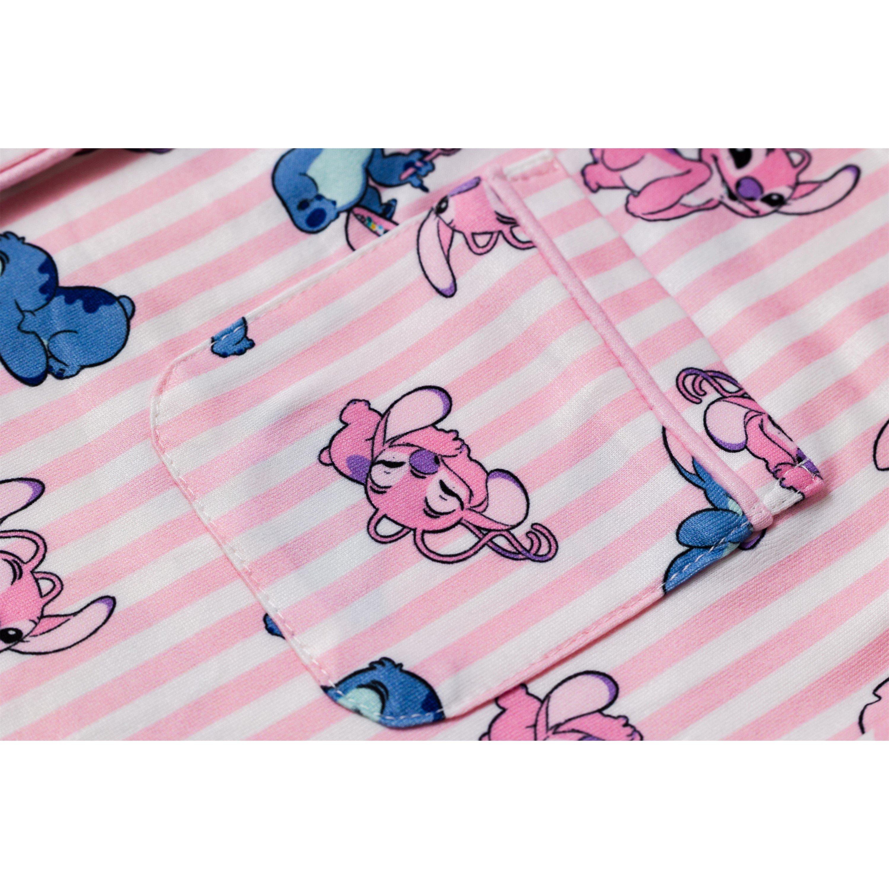Stitch - Character - Kids Disney Button Pyjamas - 7