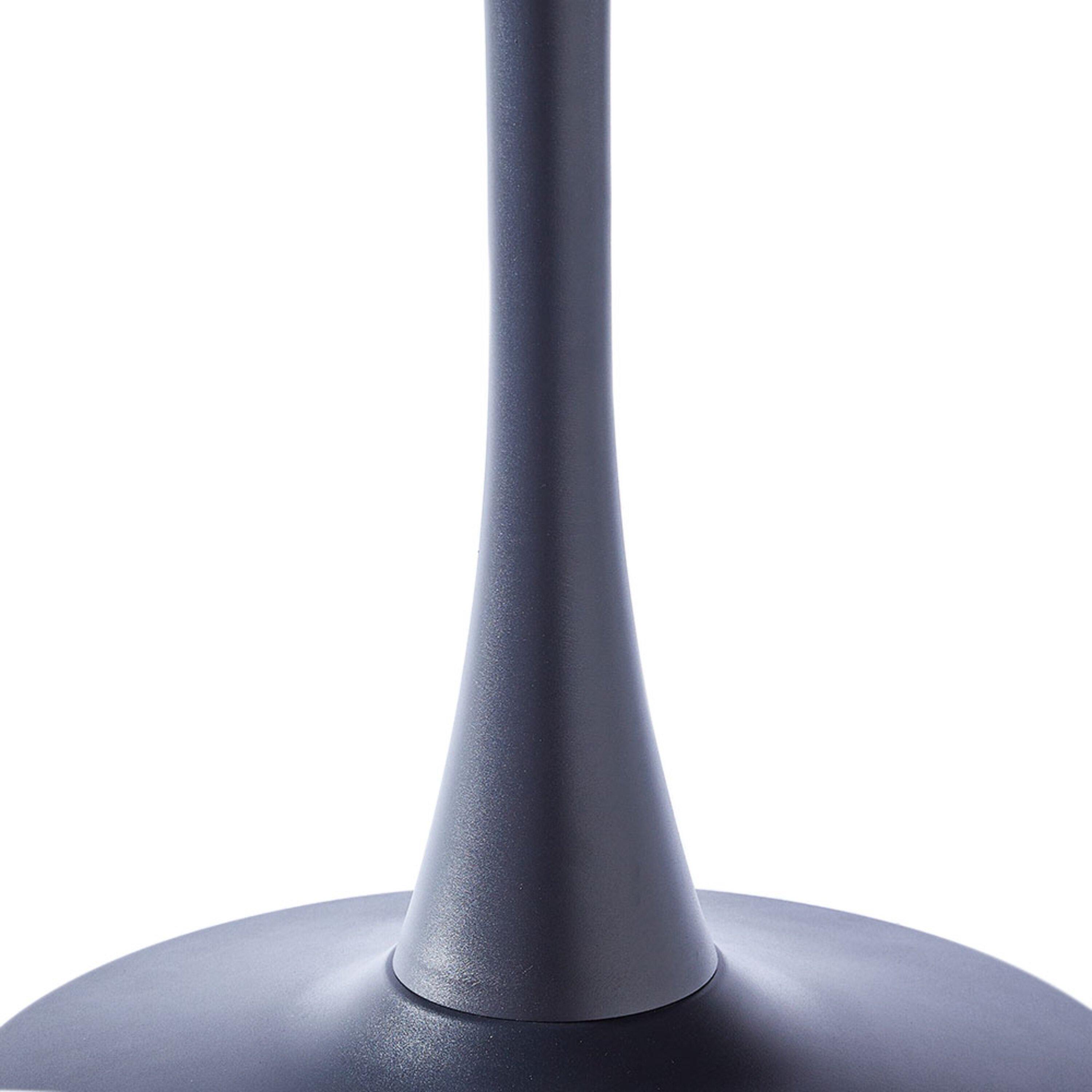 Black - Kabinet UK - Modern Round Wooden Table with Base - 5