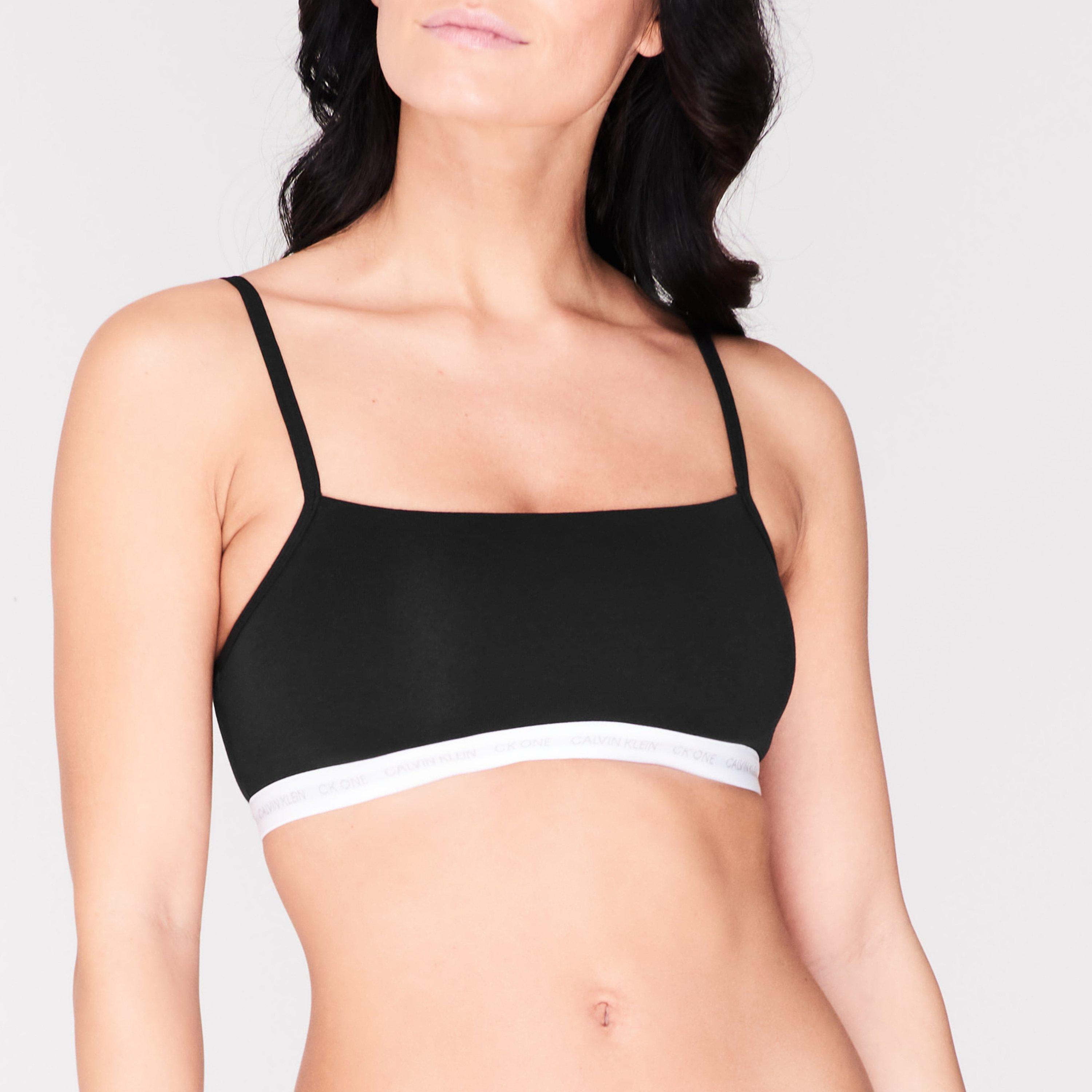 Negro 001 - Calvin Klein - 2 Pack CK One Cotton Bralettes - 2