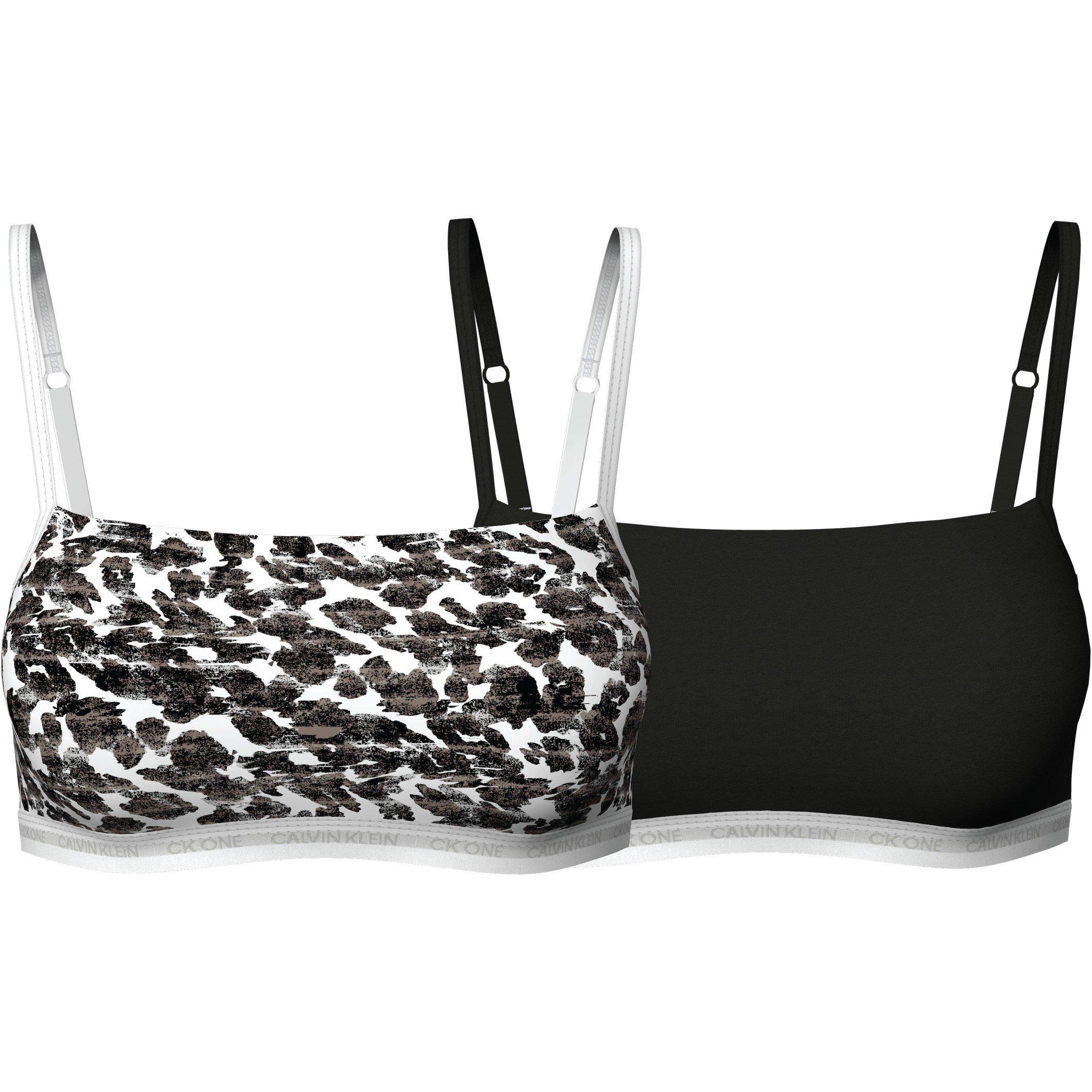 Leopard - Calvin Klein - 2 Pack CK One Cotton Bralettes