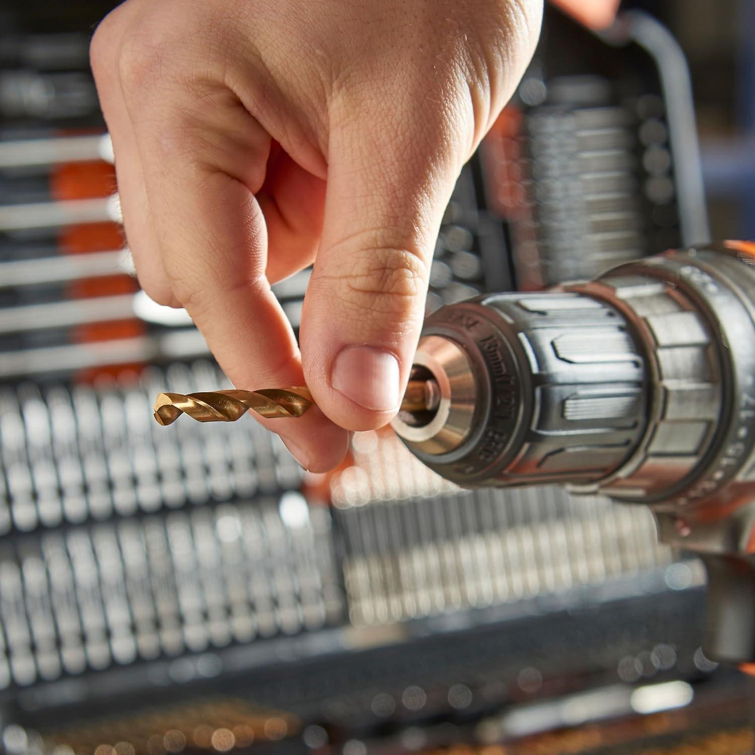 Black - VonHaus - VonHaus 246 Piece Screwdriver Bit & Drill Bit Set - 3